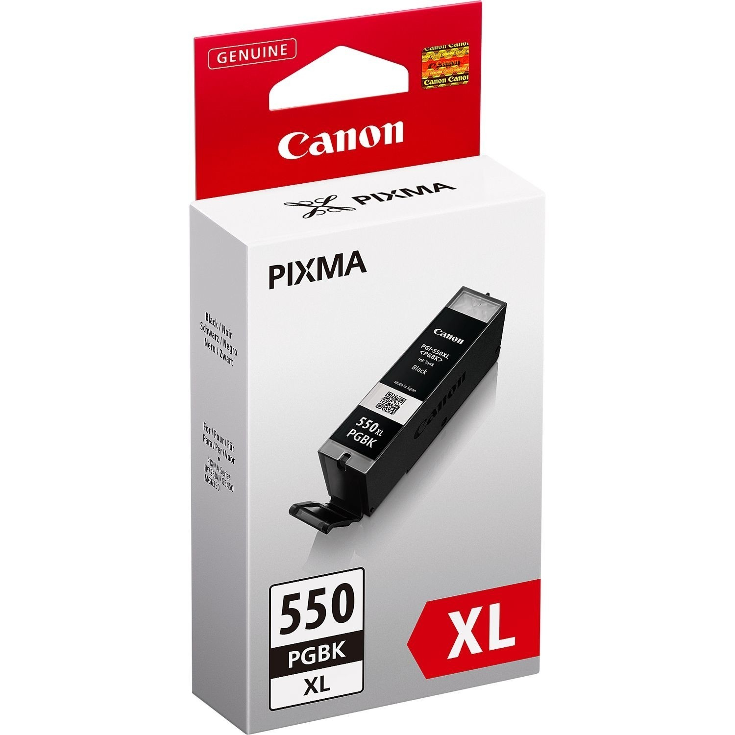 Original Druckerpatrone Canon Pixma MG 6350 (6431B001 / PGI-550PGBKXL) Schwarz