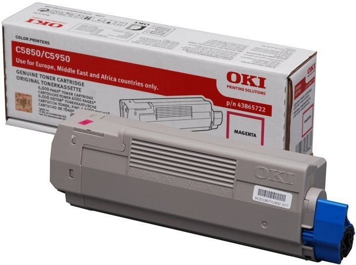 Original Toner OKI MC 560 Plus (43865722) Magenta