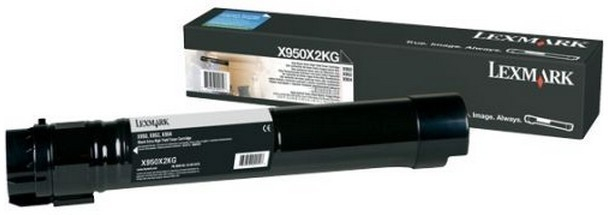 Original Toner Lexmark X 950 DE (X950X2KG) Schwarz