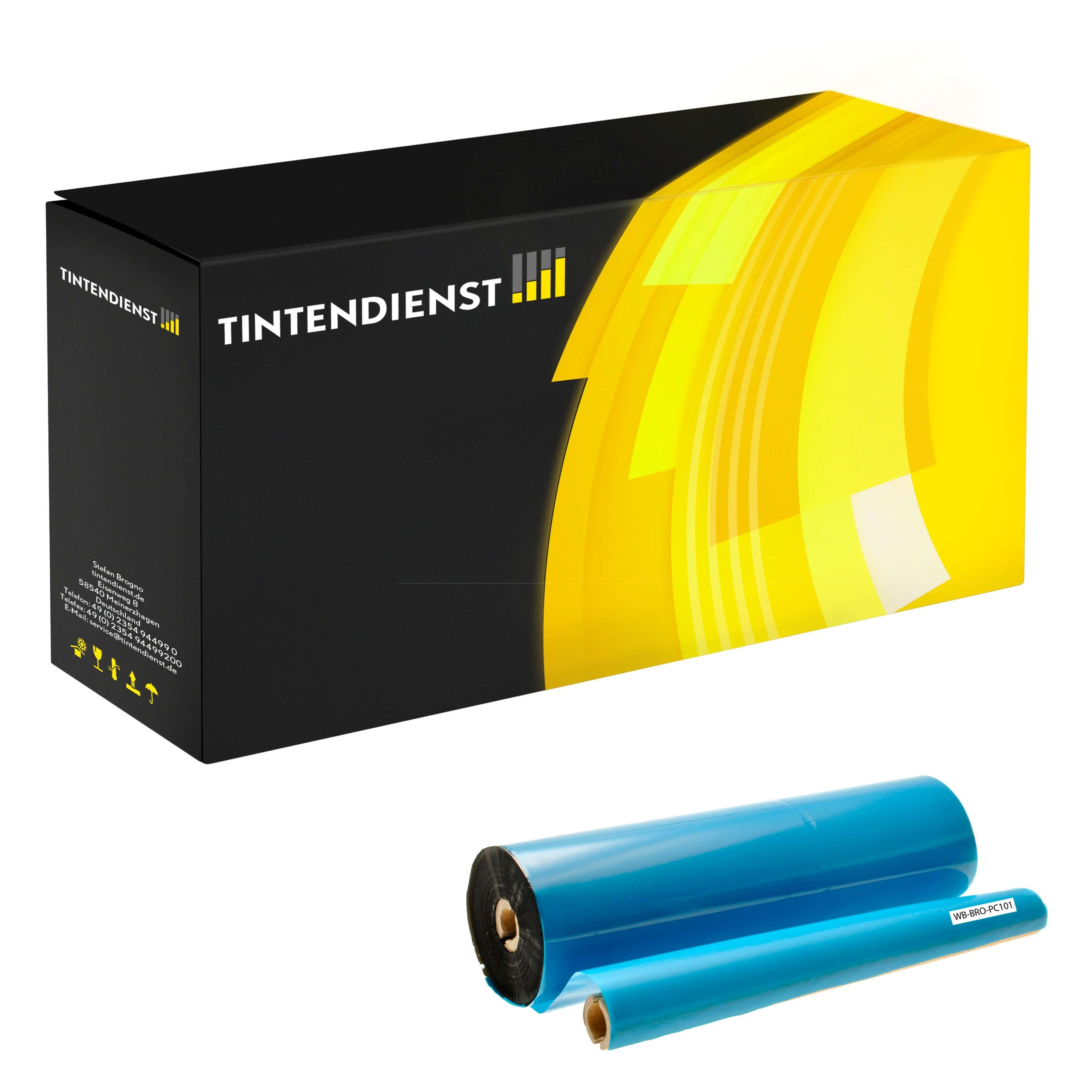 Thermorolle kompatibel für Brother MFC-1750 (PC-101) Schwarz