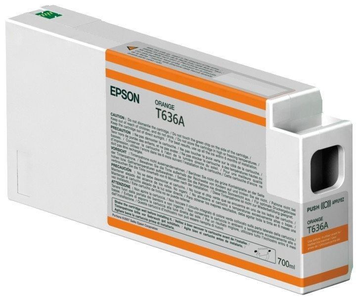 Original Druckerpatrone Epson Stylus Pro 9900 SpectroProofer (C13T636A00 / T636A) Orange