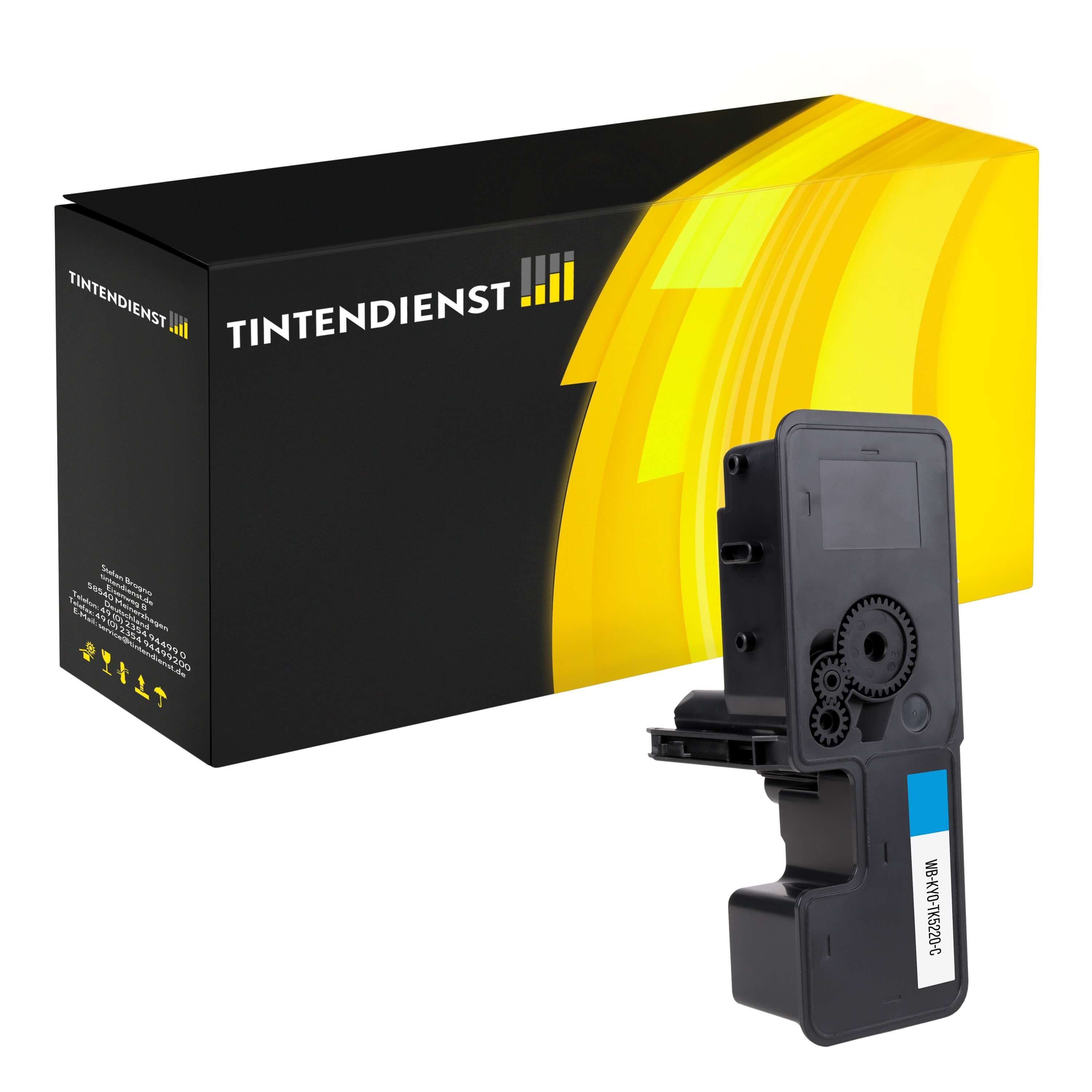 Toner kompatibel für Kyocera Ecosys M 5521 cdn (1T02R9CNL1 / TK-5220C) Cyan