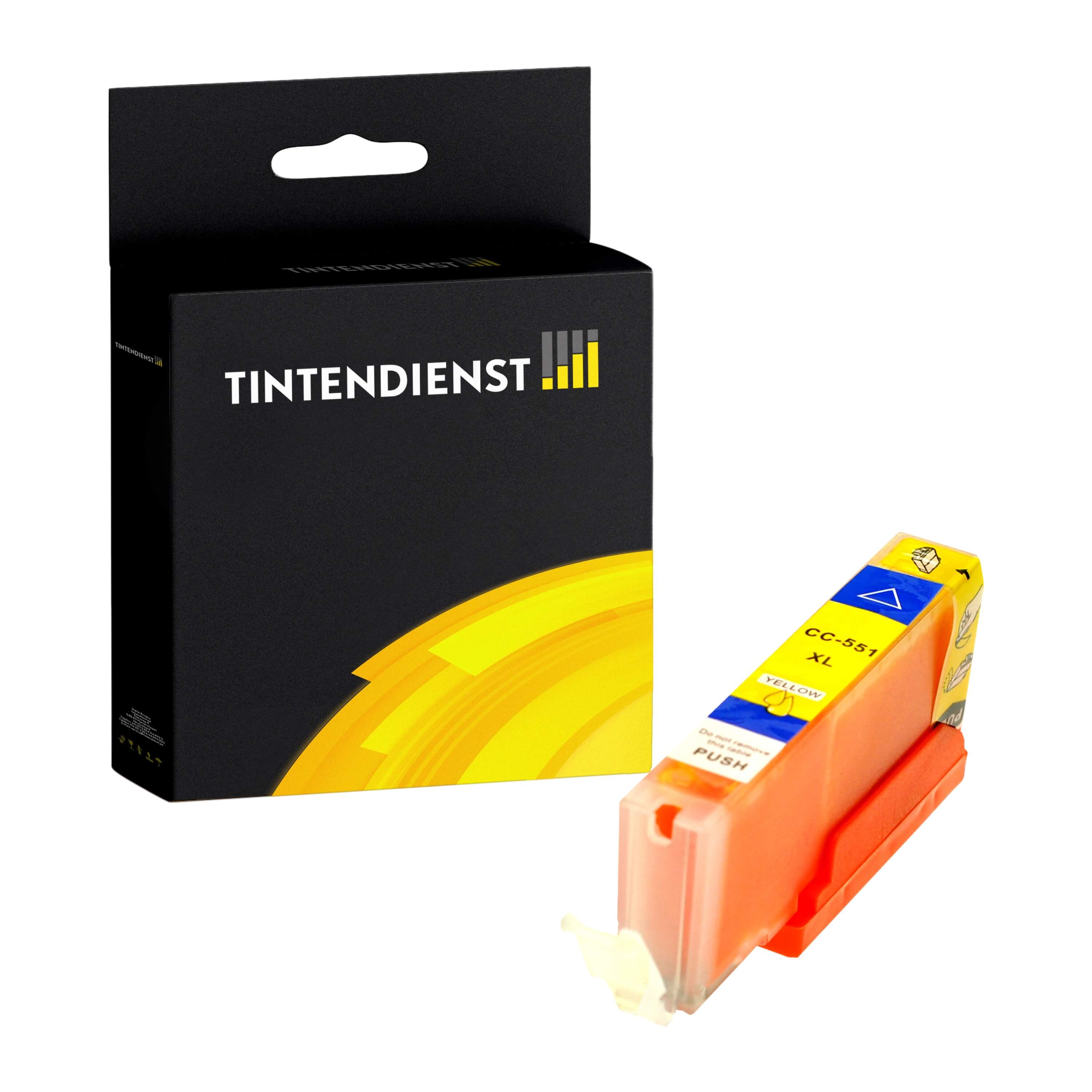 Druckerpatrone kompatibel für Canon Pixma IP 7250 (6446B001 / CLI-551YXL) Gelb