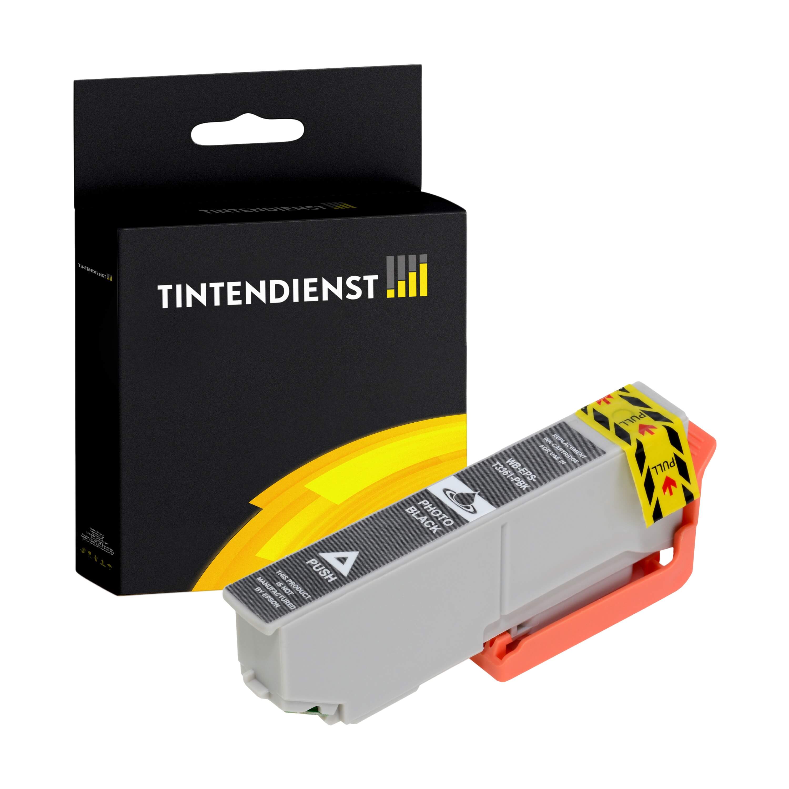 Druckerpatrone kompatibel für Epson Expression Premium XP-645 (C13T33614010 / 33XL) Photo Schwarz