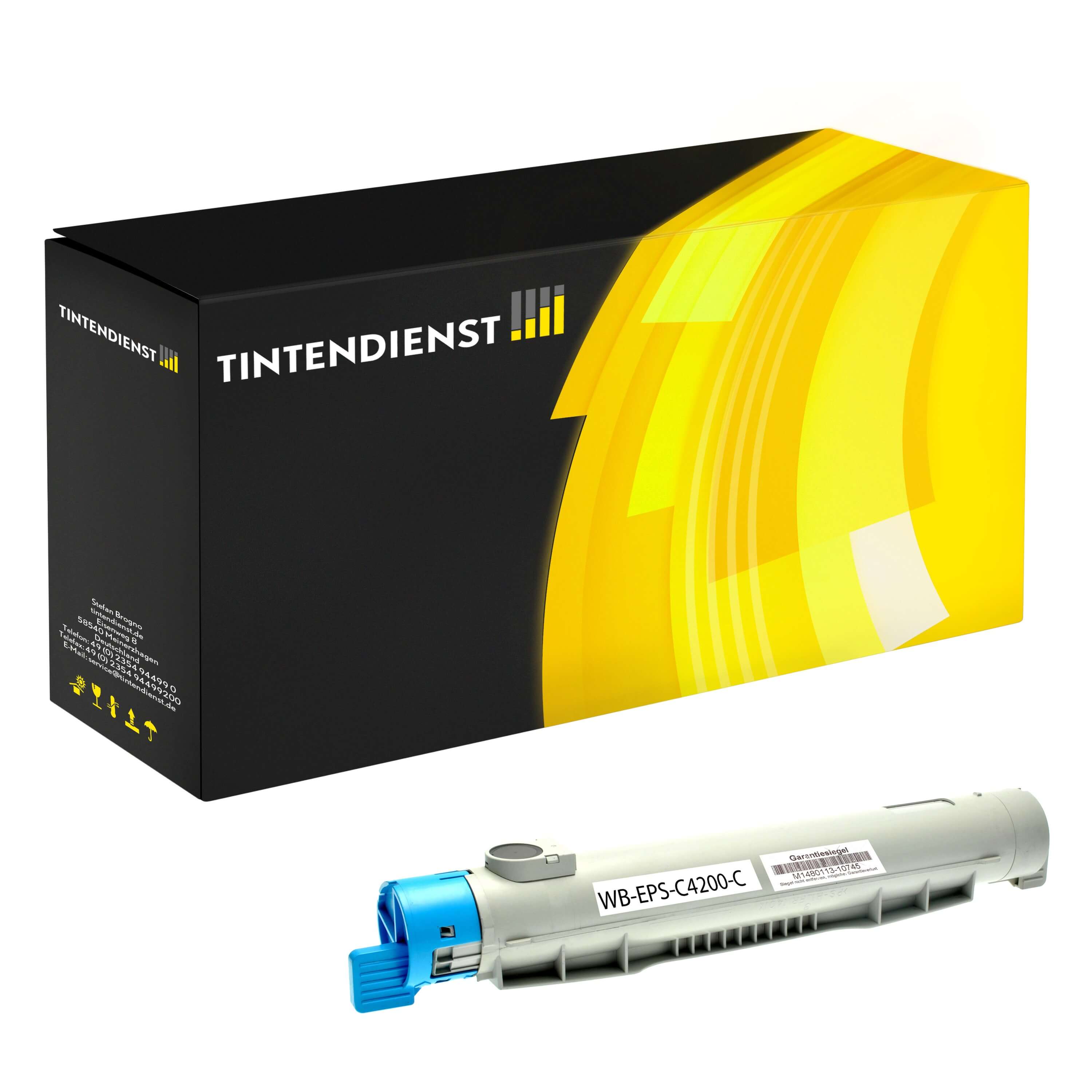 Toner kompatibel für Epson Aculaser C 4200 DN PC 5 (C13S050244 / 0244) Cyan