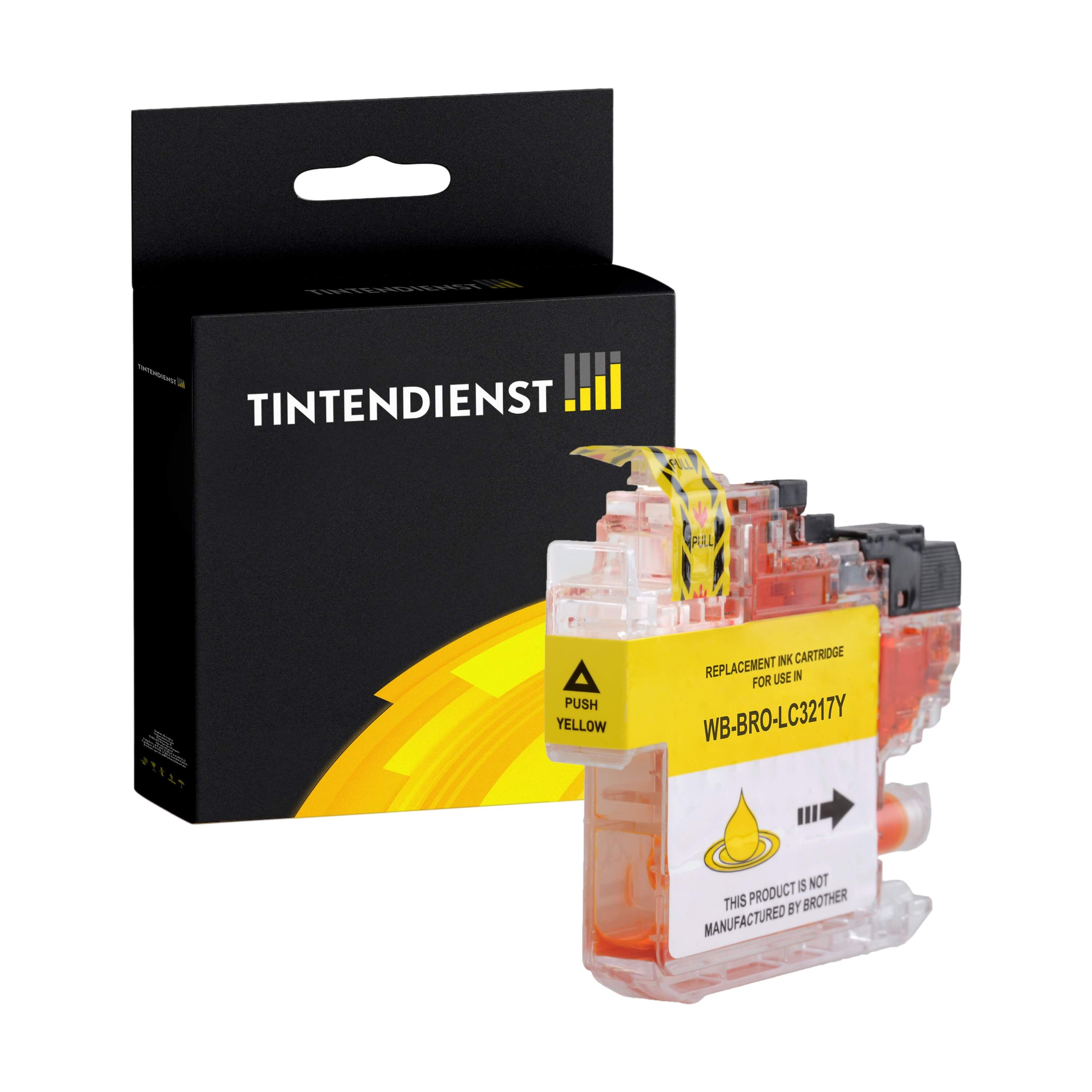 Druckerpatrone kompatibel für Brother MFC-J 5330 DW (LC-3217Y) Gelb