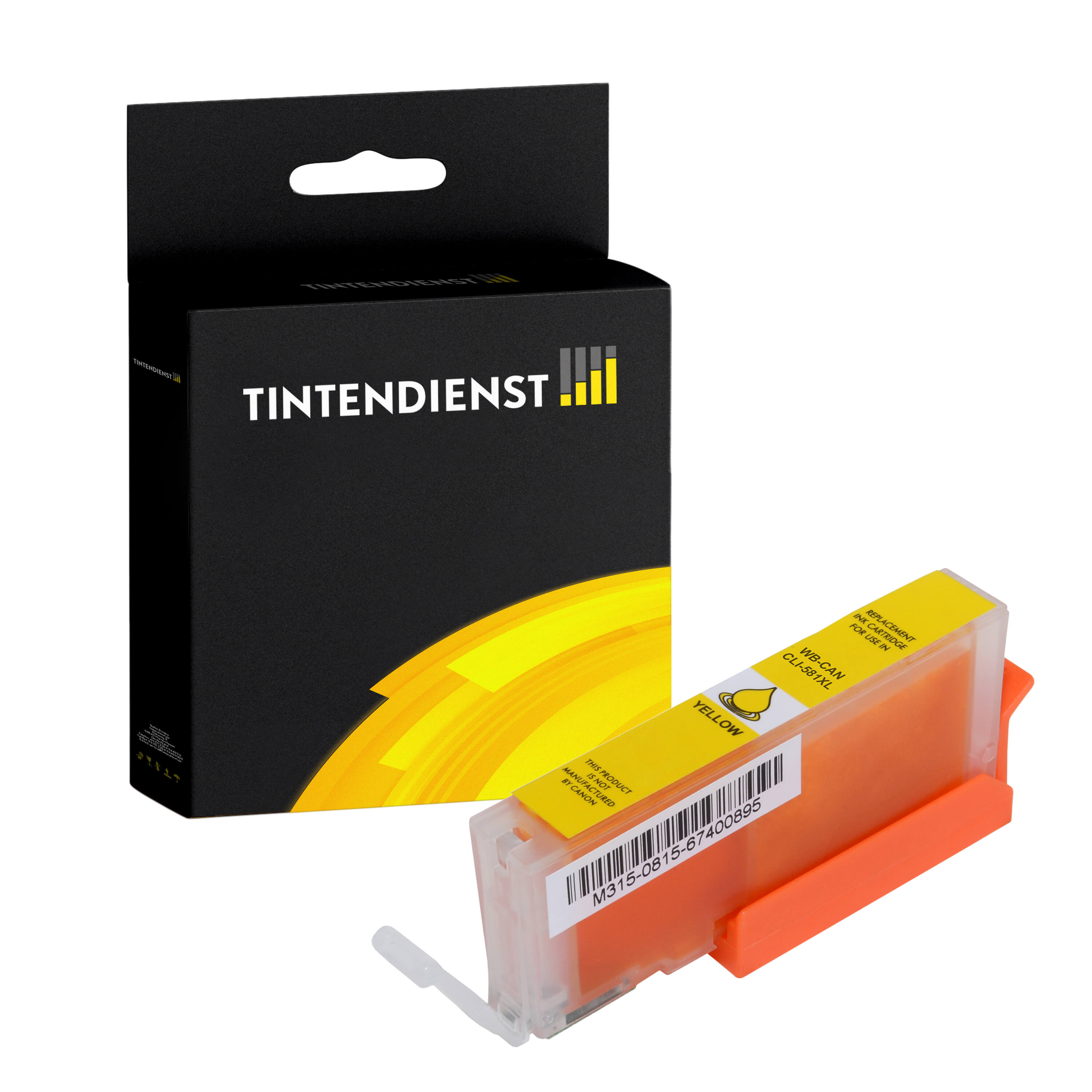 Druckerpatrone kompatibel für Canon Pixma TS 9541 C (2051C001 / CLI-581YXL) Gelb