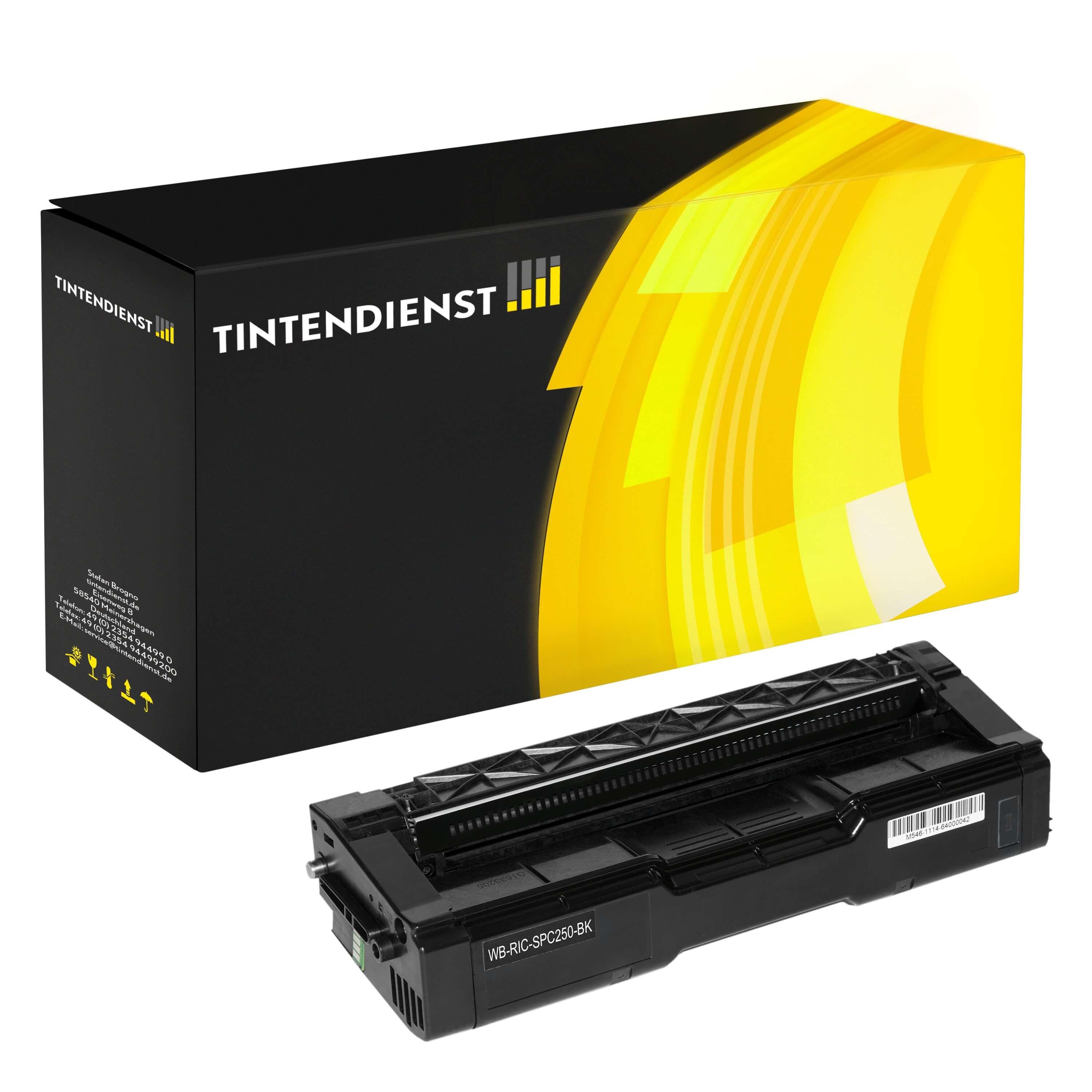 Toner kompatibel für Ricoh SP C 250 dn (407543) Schwarz