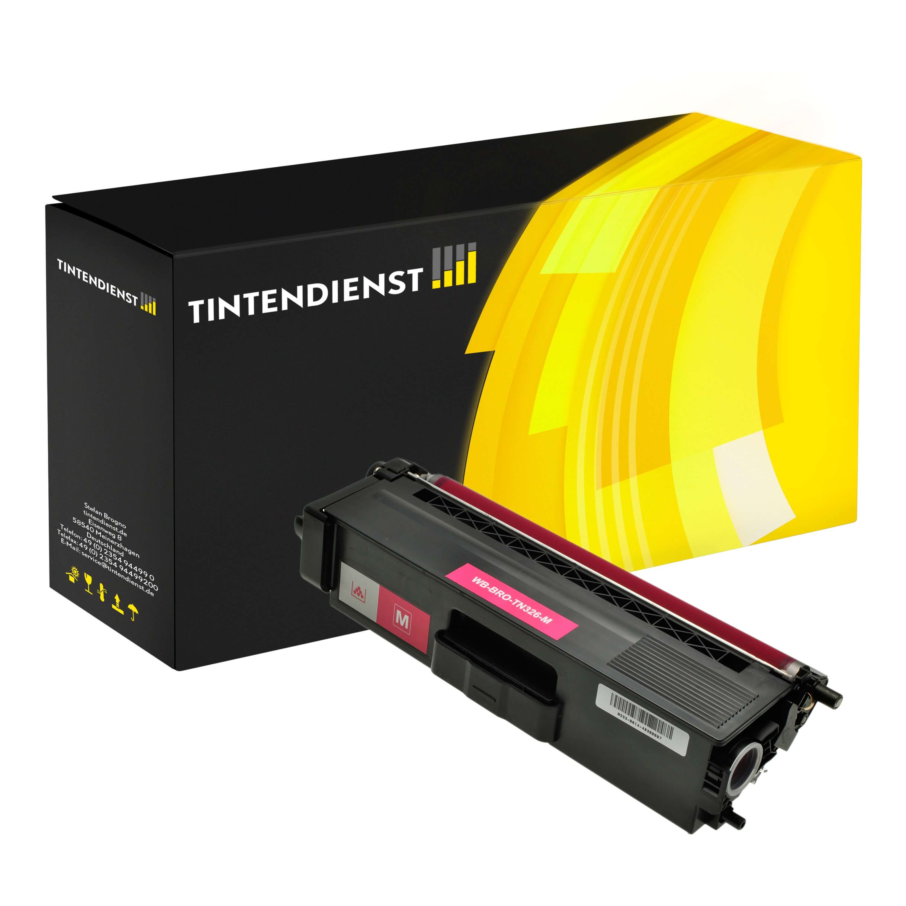 Toner kompatibel für Brother MFC-L 8850 CDW (TN-326M) Magenta