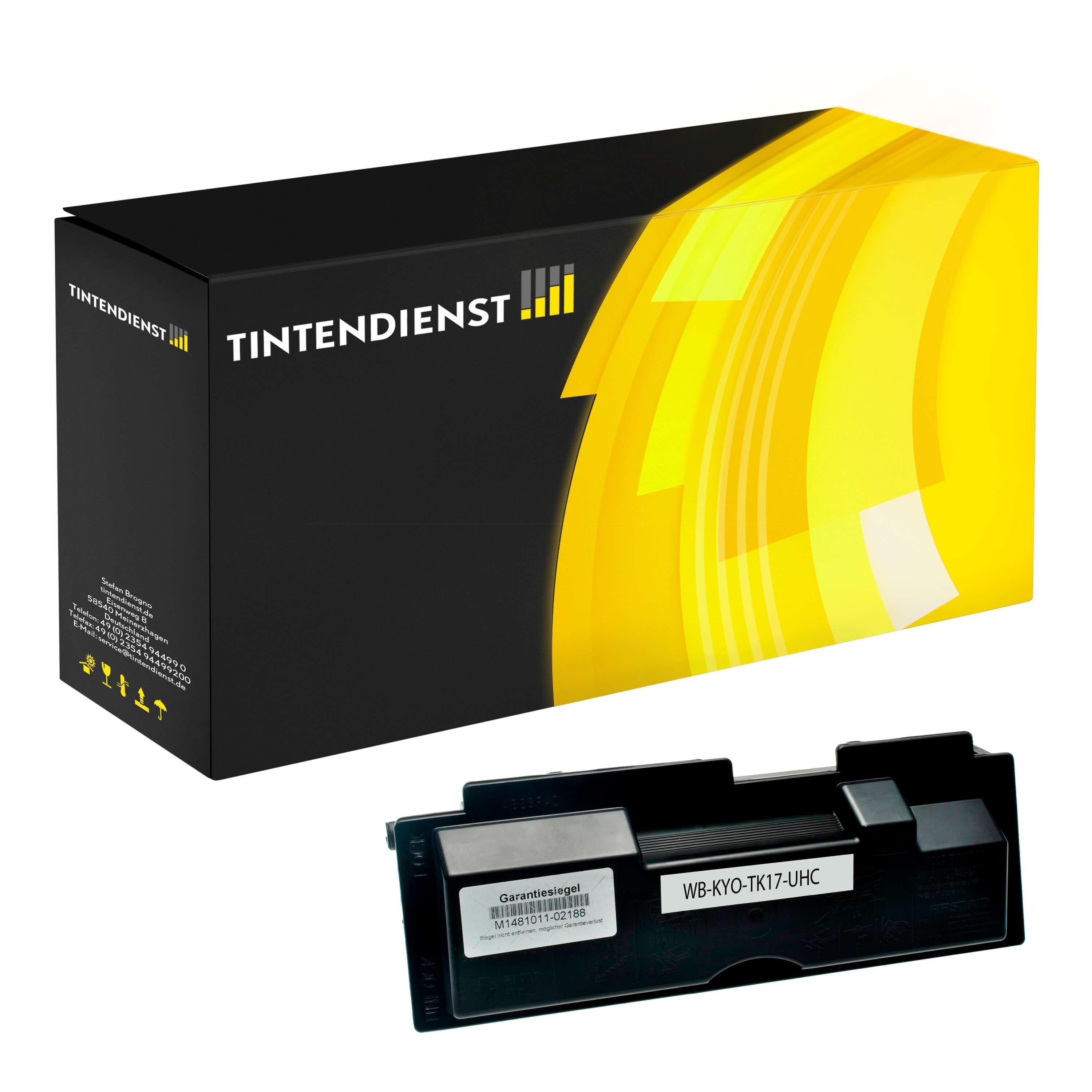 Toner kompatibel für Kyocera FS 1000 N (1T02BX0EU0 / TK-17) Schwarz XL