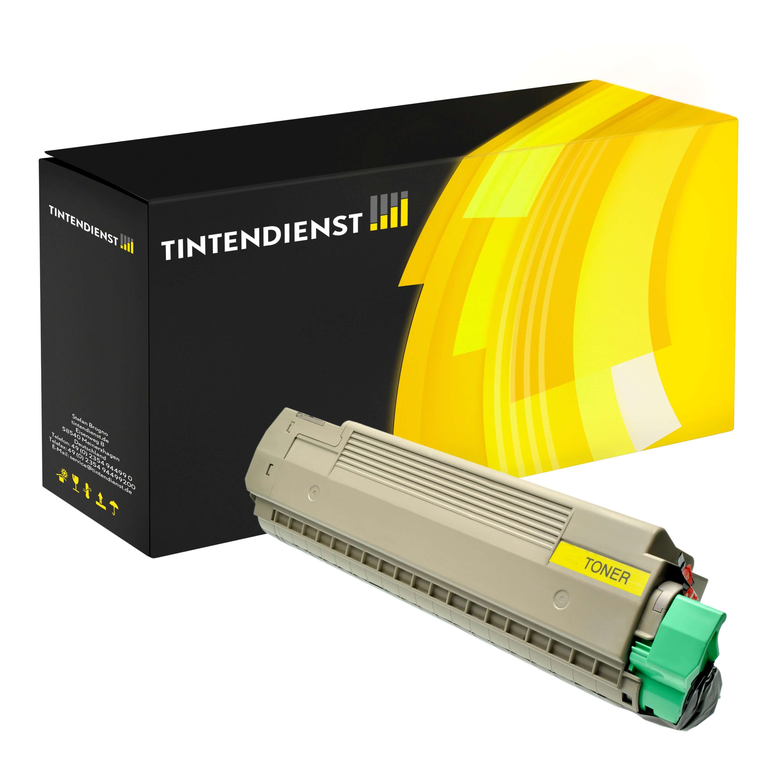 Toner kompatibel für OKI C 810 CDTN (44059105) Gelb