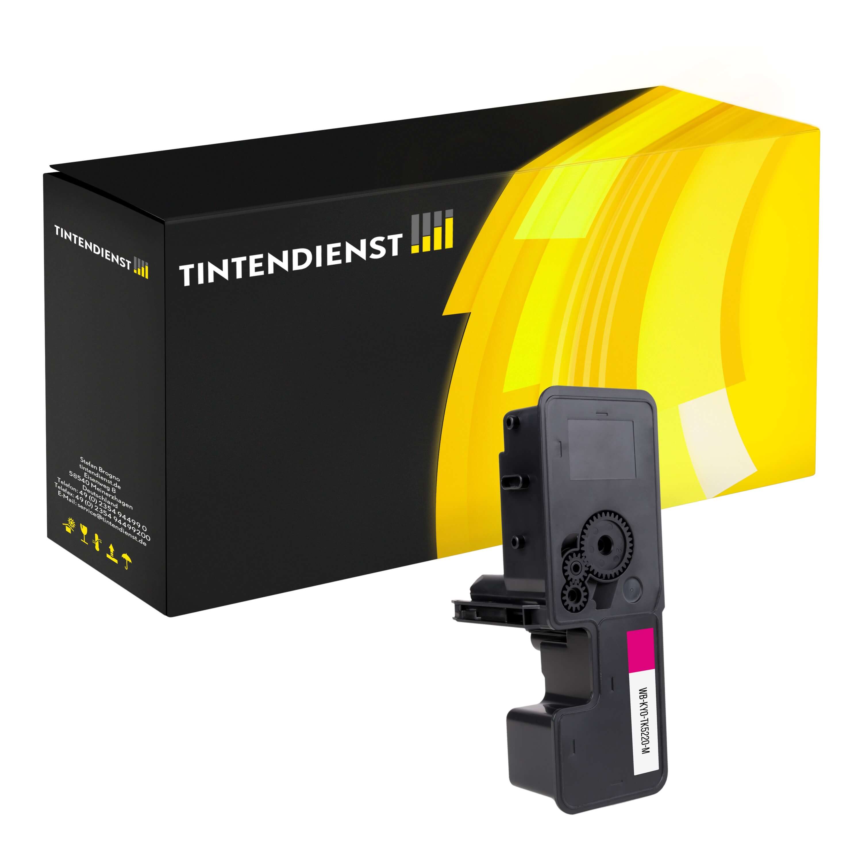Toner kompatibel für Kyocera Ecosys M 5521 cdn (1T02R9BNL1 / TK-5220M) Magenta
