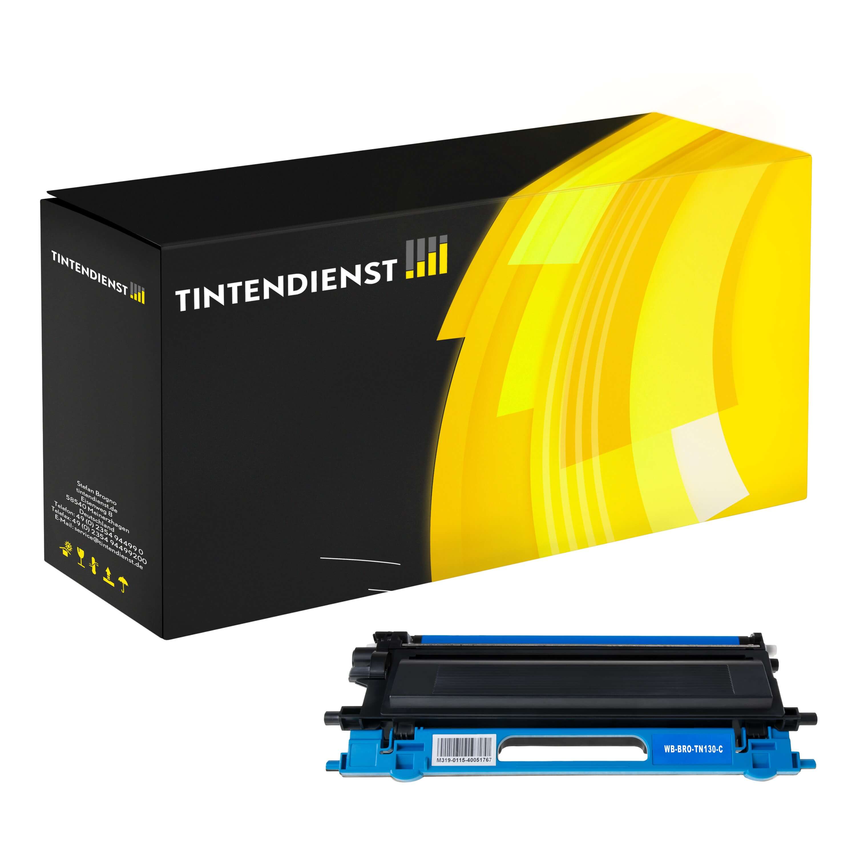 Toner kompatibel für Brother MFC-9840 CDW (TN-130C) Cyan