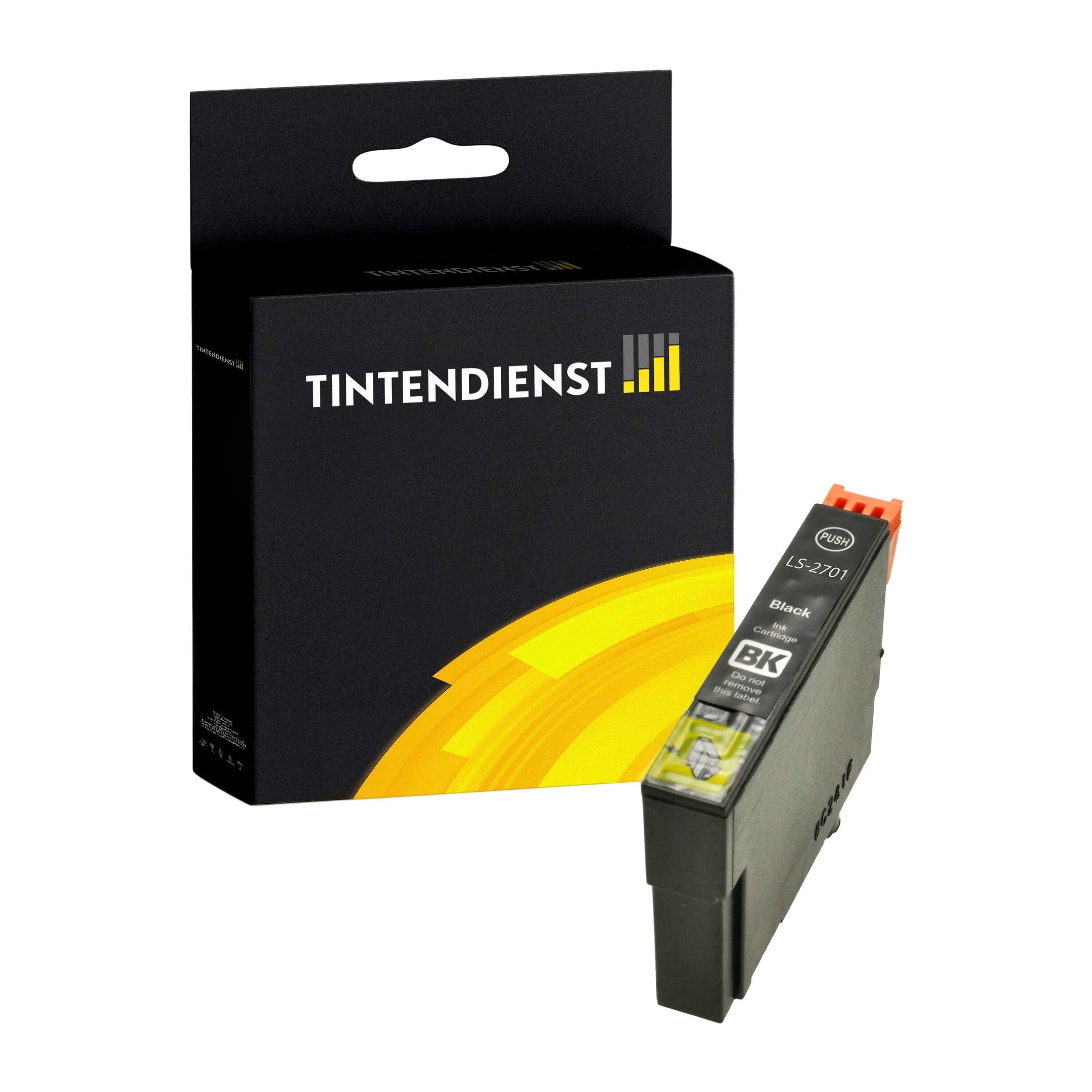 Druckerpatrone kompatibel für Epson Workforce WF-3620 DWF (C13T27014010 / 27) Schwarz