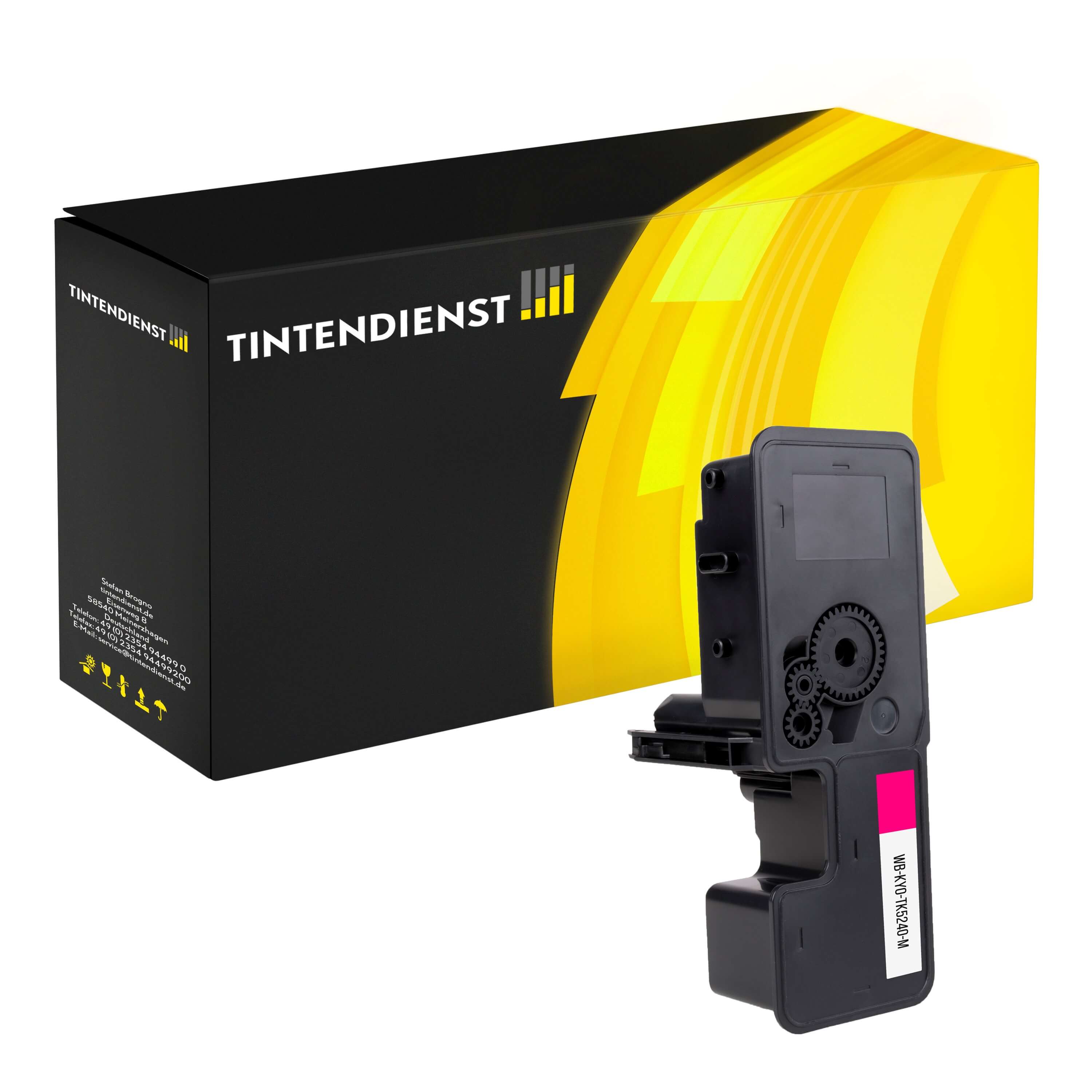 Toner kompatibel für Kyocera Ecosys M 5526 cdn/A (1T02R7BNL0 / TK-5240M) Magenta