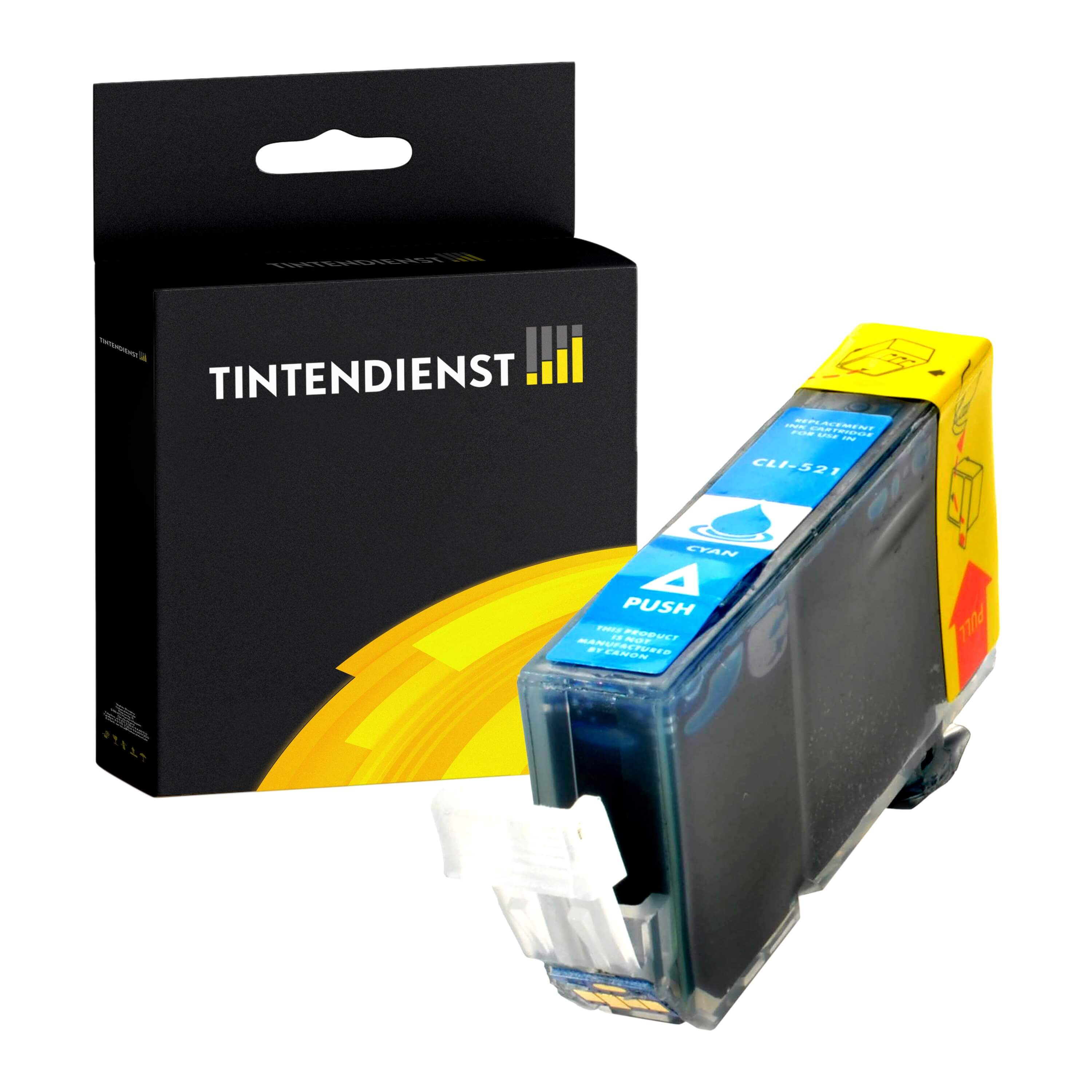 Druckerpatrone kompatibel für Canon Pixma MX 870 Series (2934B001 / CLI-521C) Cyan