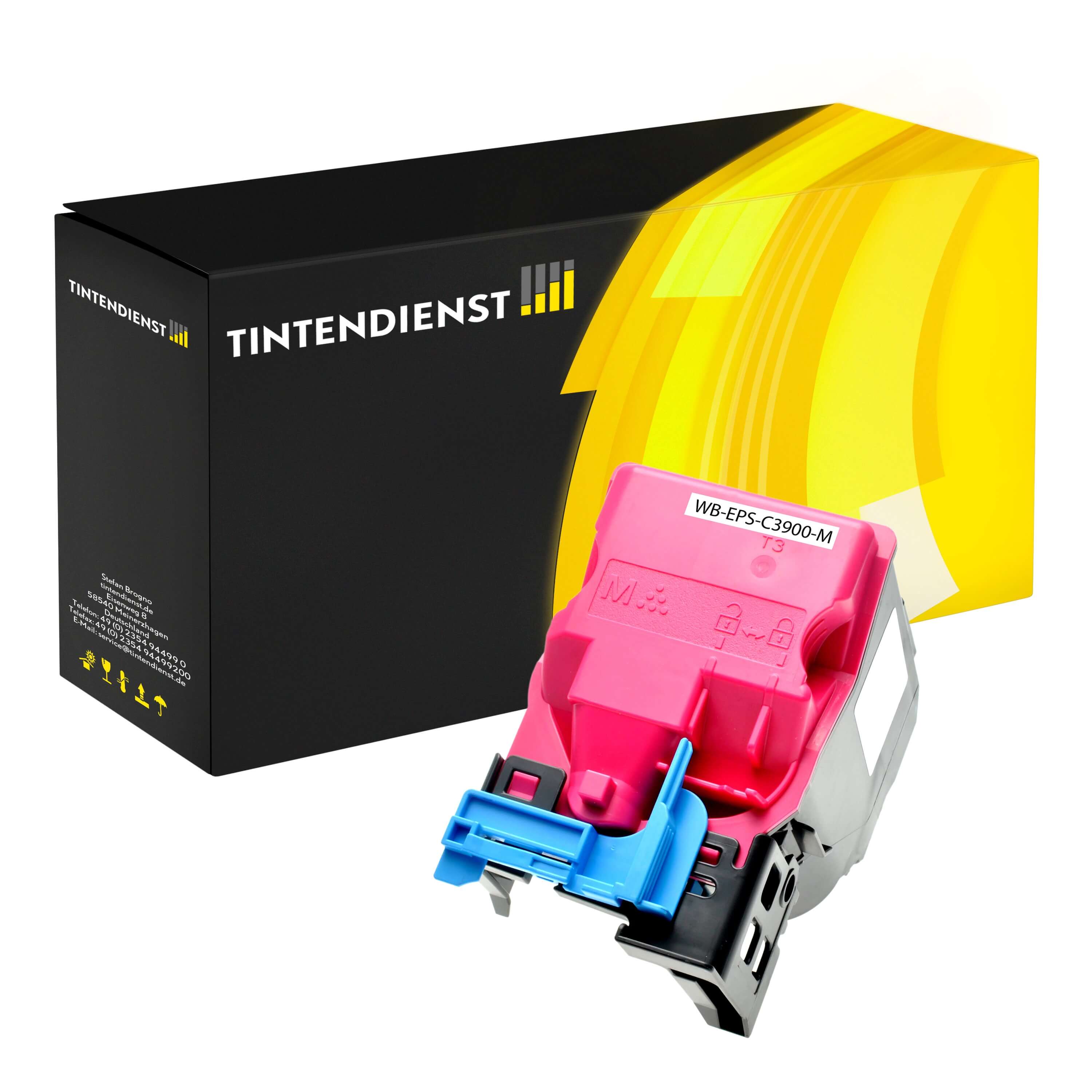 Toner kompatibel für Epson Aculaser C 3900 DN (C13S050591 / S050591) Magenta