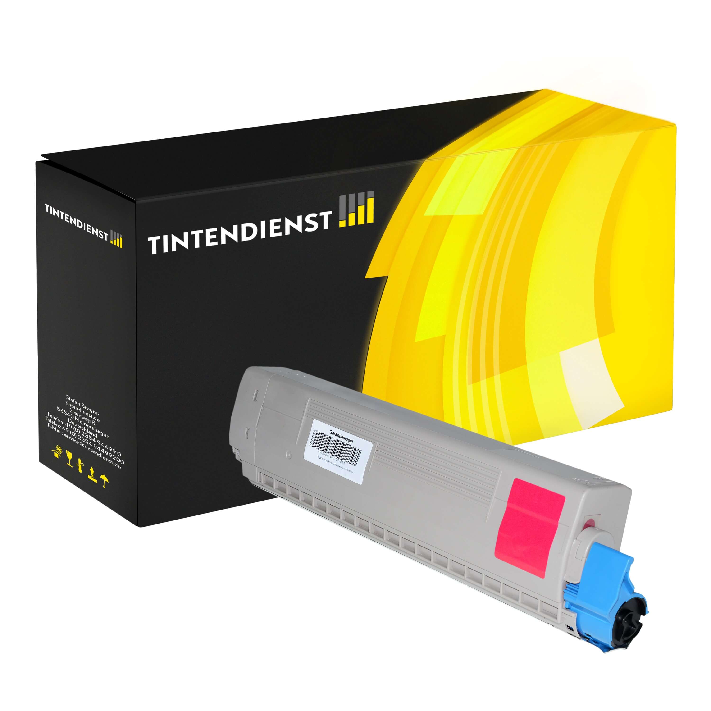 Toner kompatibel für OKI C 822 N (44844614) Magenta