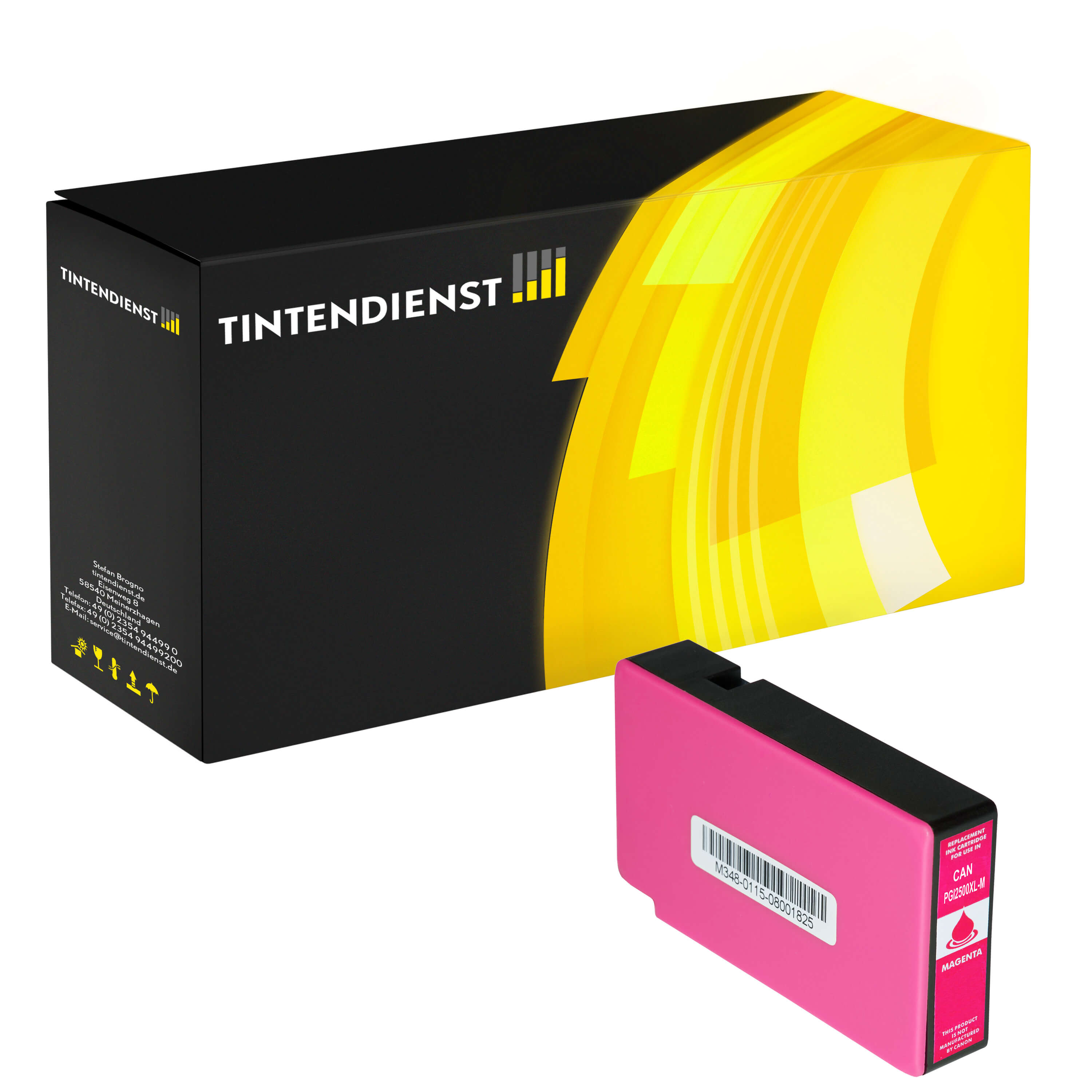 Druckerpatrone kompatibel für Canon Maxify MB 5000 Series (9266B001 / PGI-2500XLM) Magenta