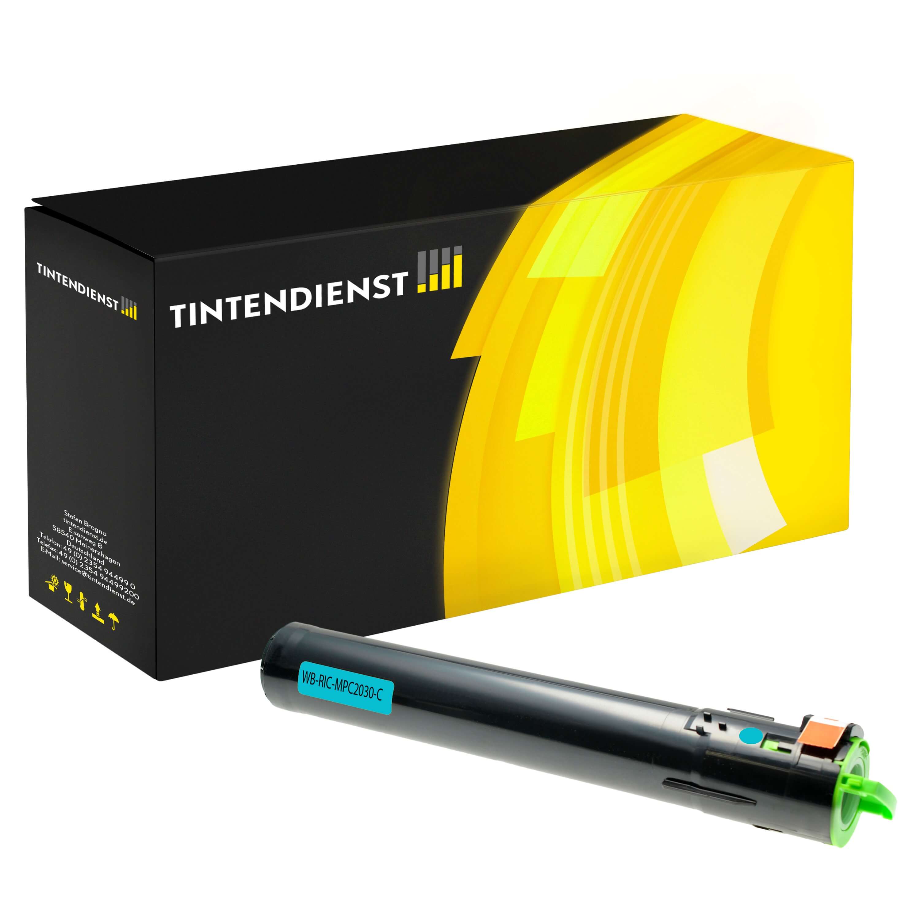 Toner kompatibel für Ricoh Aficio MP C 2030 (841197) Cyan