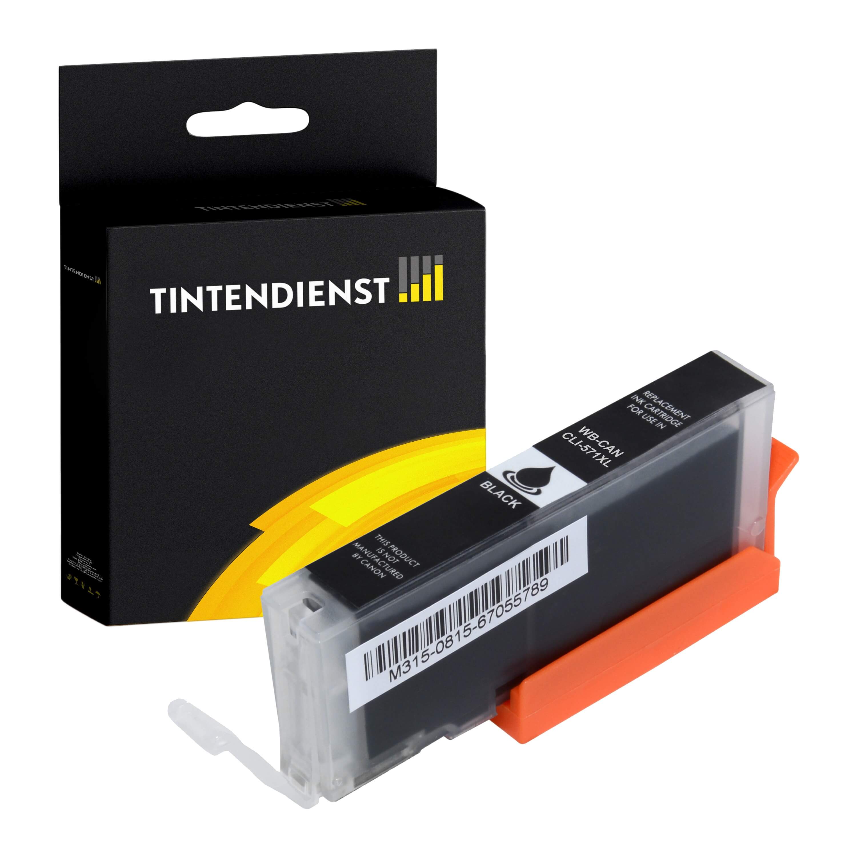 Druckerpatrone kompatibel für Canon Pixma TS 6050 Series (0331C001 / CLI-571BKXL) Schwarz