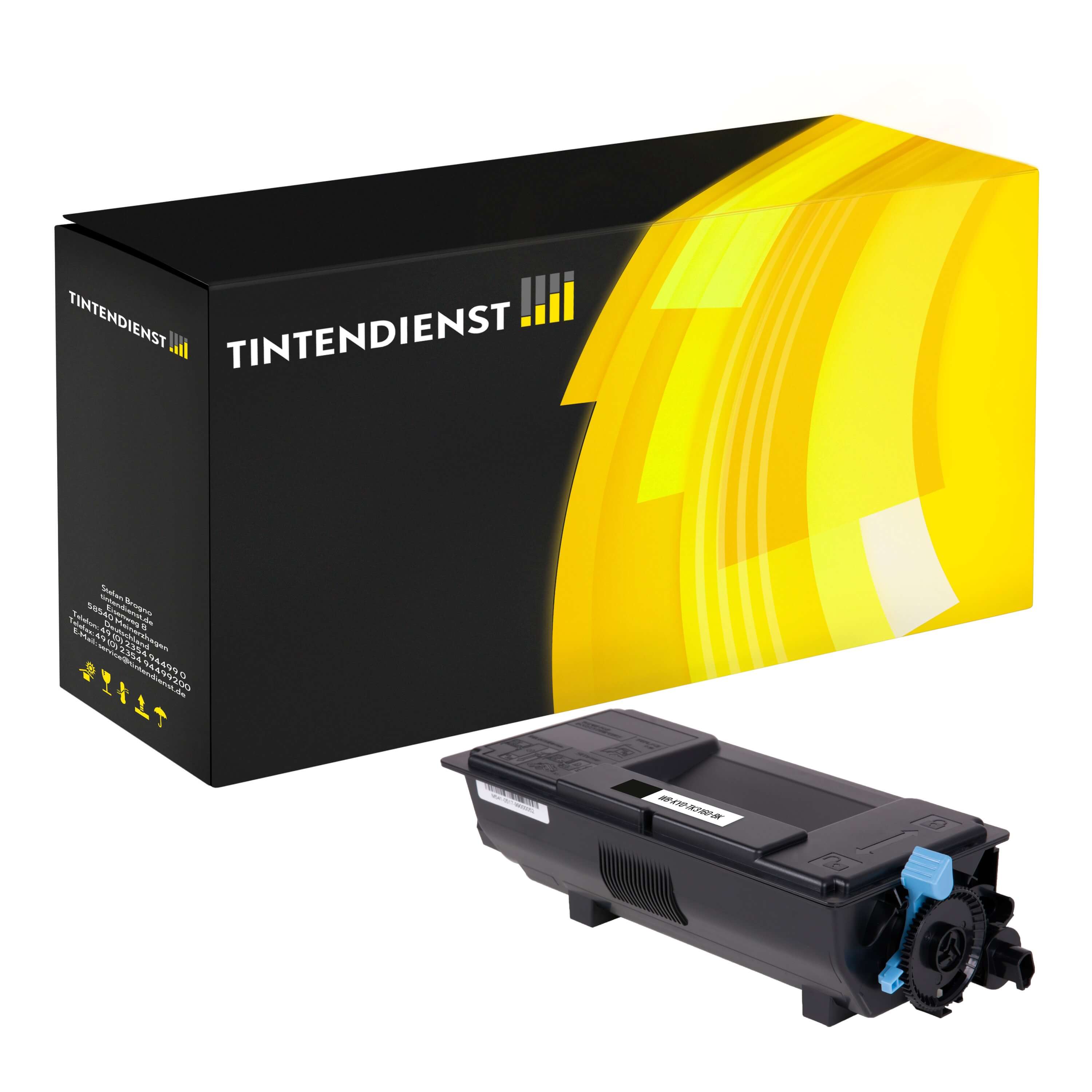 Toner kompatibel für Kyocera Ecosys P 3145 dn (1T02T90NL0 / TK-3160) Schwarz