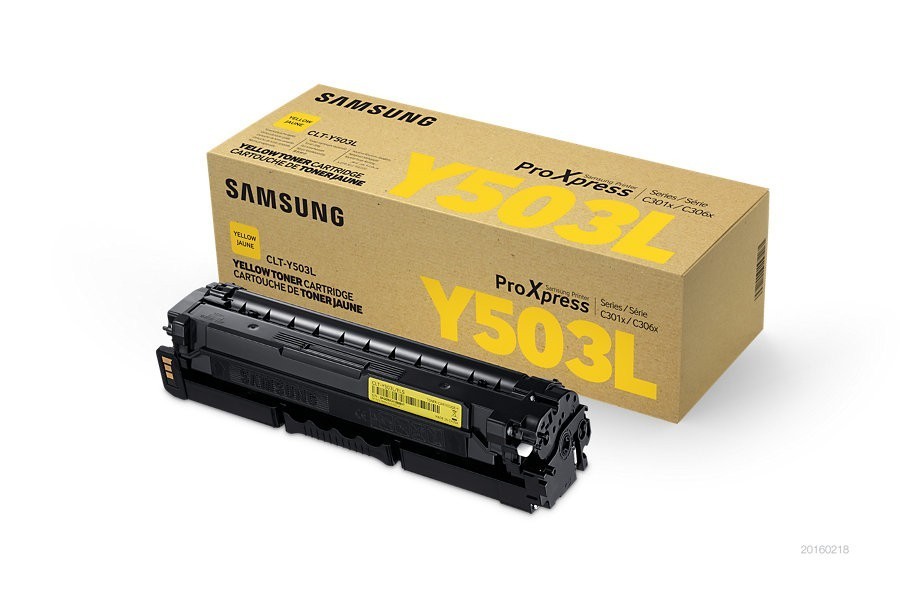 Original Toner Samsung ProXpress C 3060 Series (CLT-Y503L/ELS / Y503L) Gelb