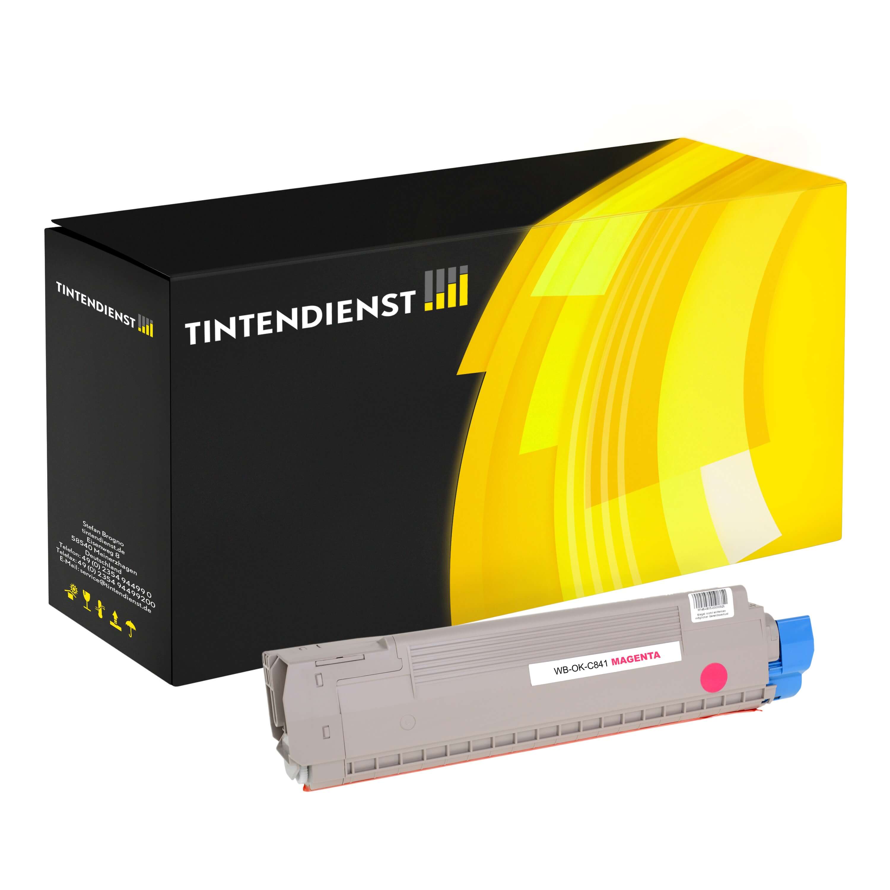 Toner kompatibel für OKI C 831 DN (44844506) Magenta