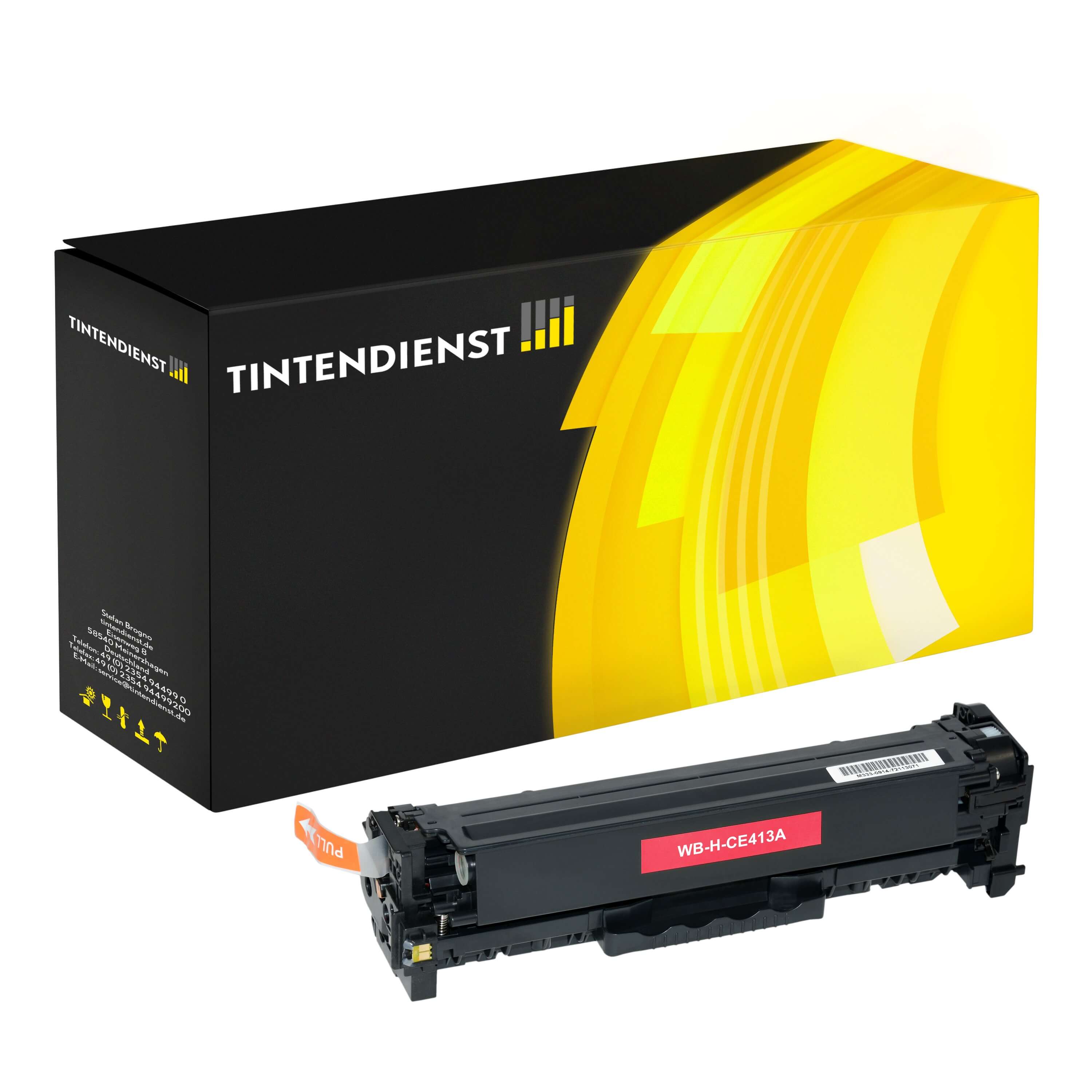 Toner kompatibel für HP LaserJet Pro 400 color M 451 dn (CE413A / 305A) Magenta