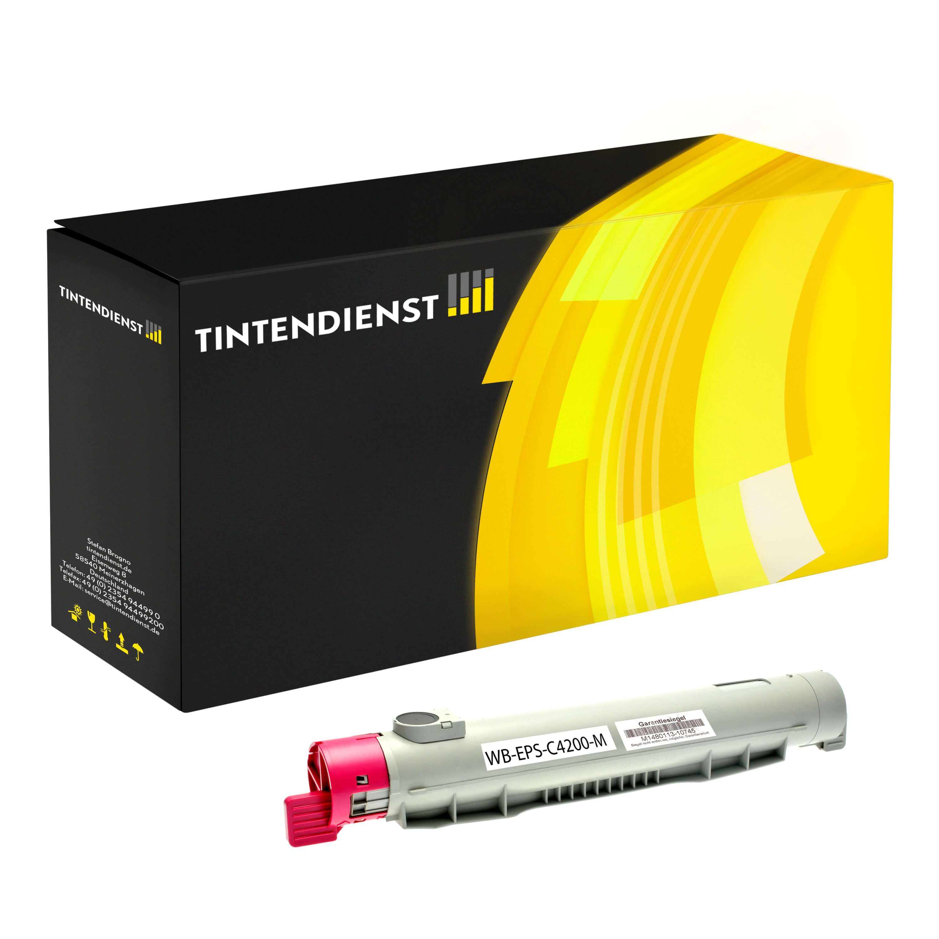 Toner kompatibel für Epson Aculaser C 4200 DN PC 5 (C13S050243 / 0243) Magenta