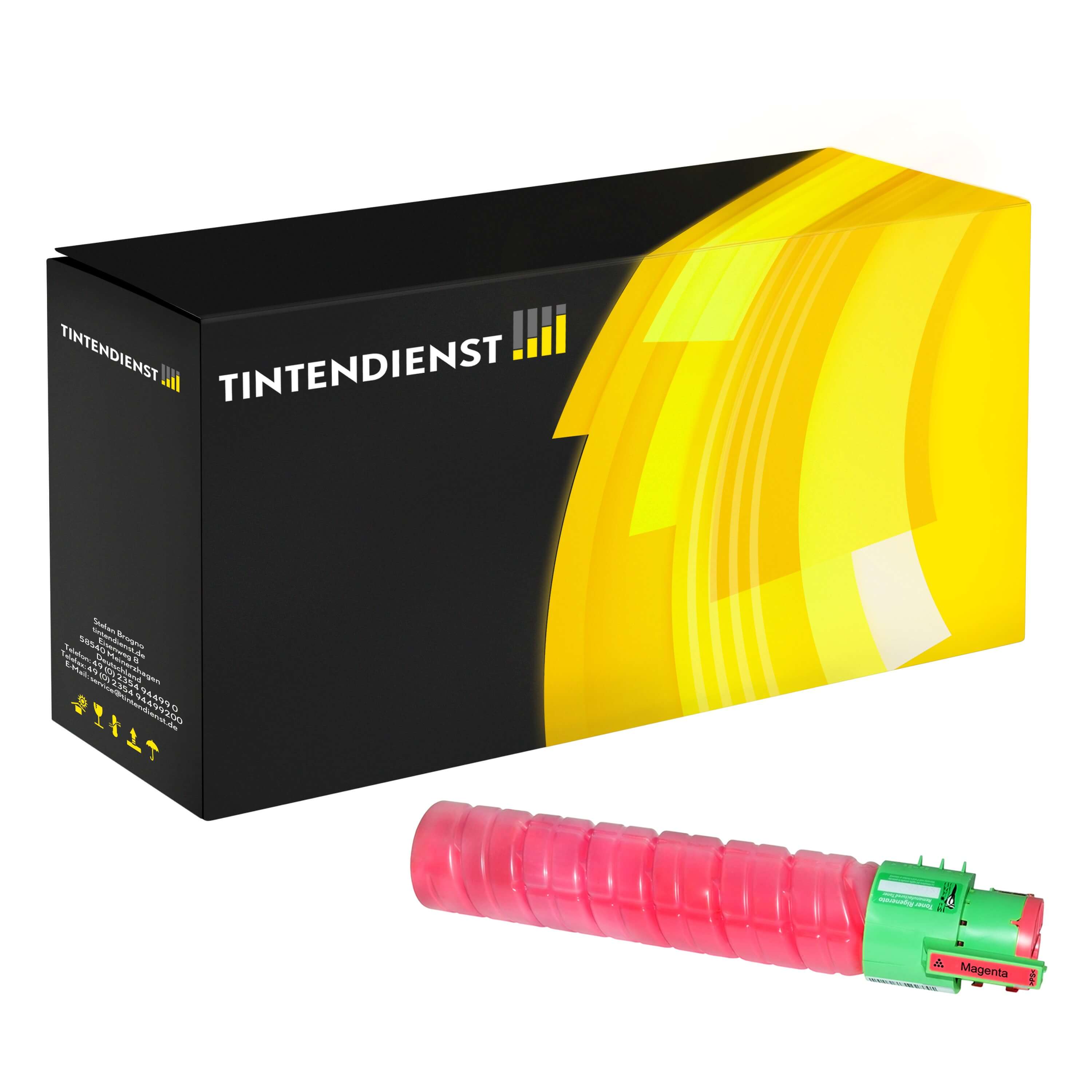 Toner kompatibel für Ricoh Aficio SP C 410 dn (888282 / TYPE245) Magenta
