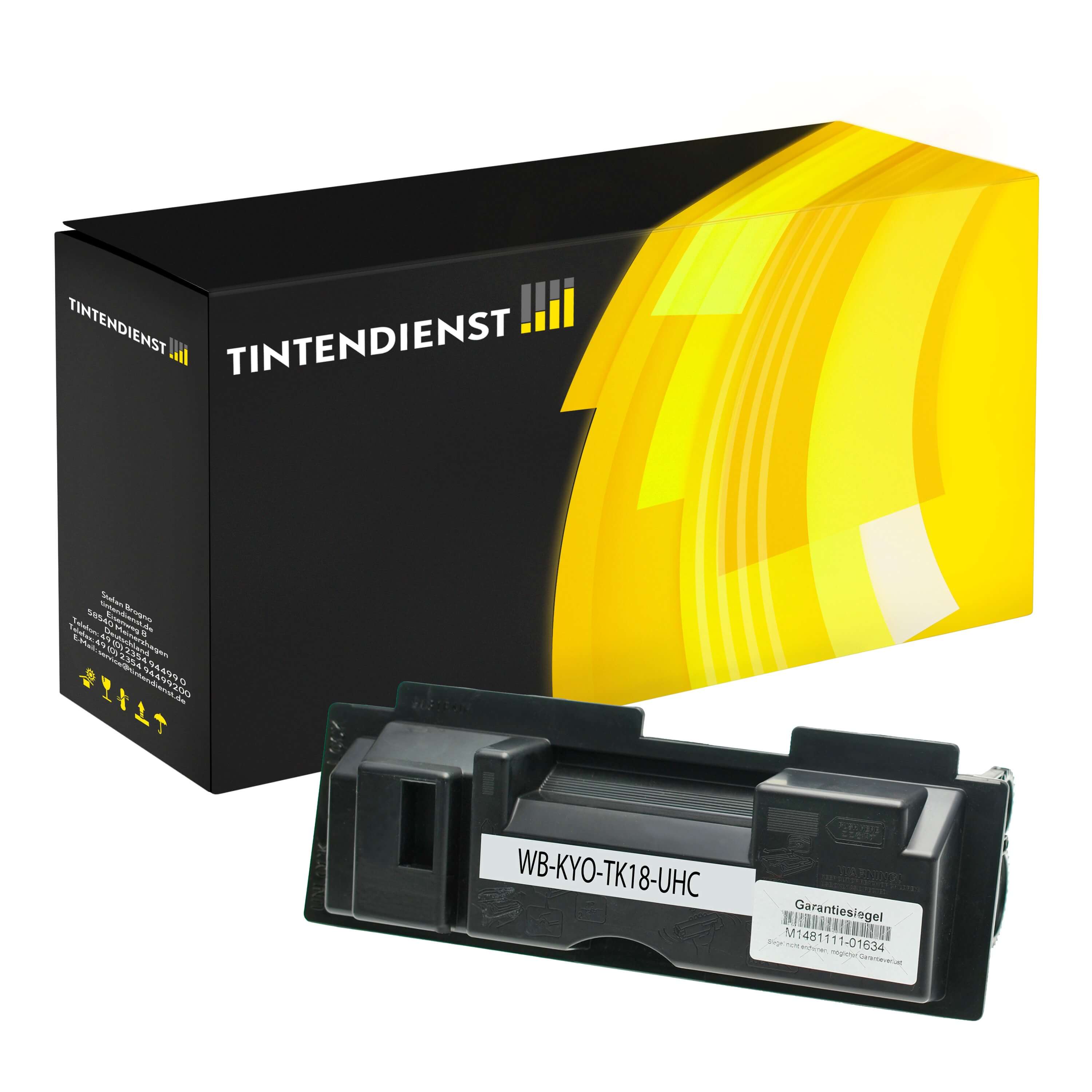 Toner kompatibel für Kyocera FS 1018 MFP (1T02FM0EU0 / TK-18) Schwarz