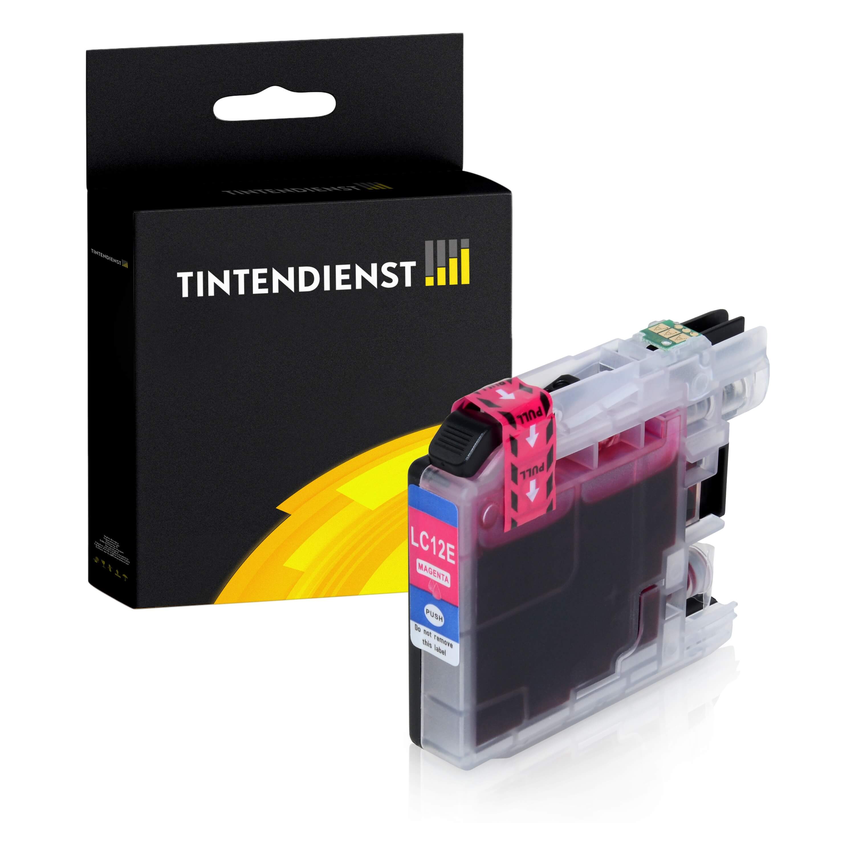 Druckerpatrone kompatibel für Brother MFC-J 6925 DW (LC-12EM) Magenta