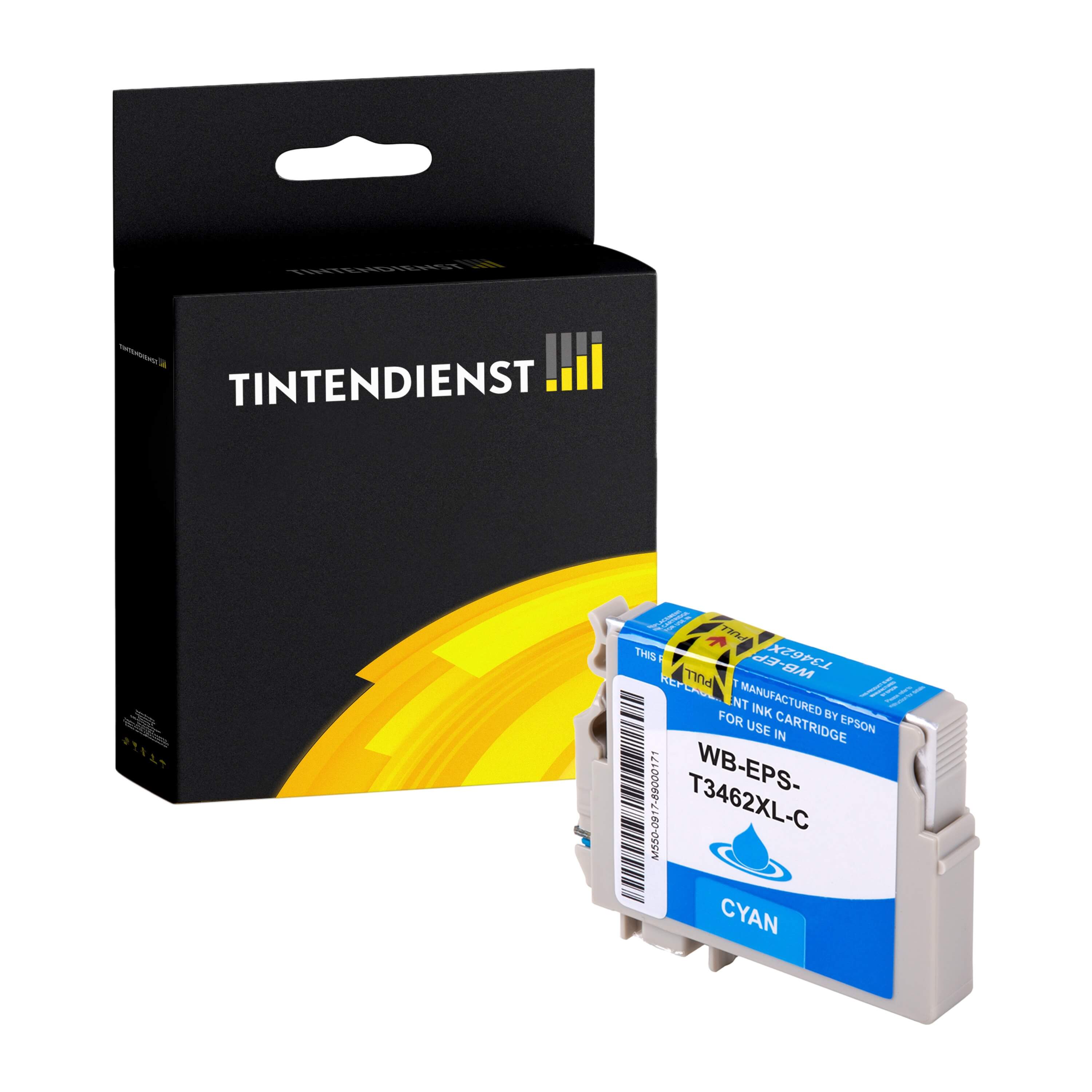 Druckerpatrone kompatibel für Epson C13T34624010 / 34 Cyan