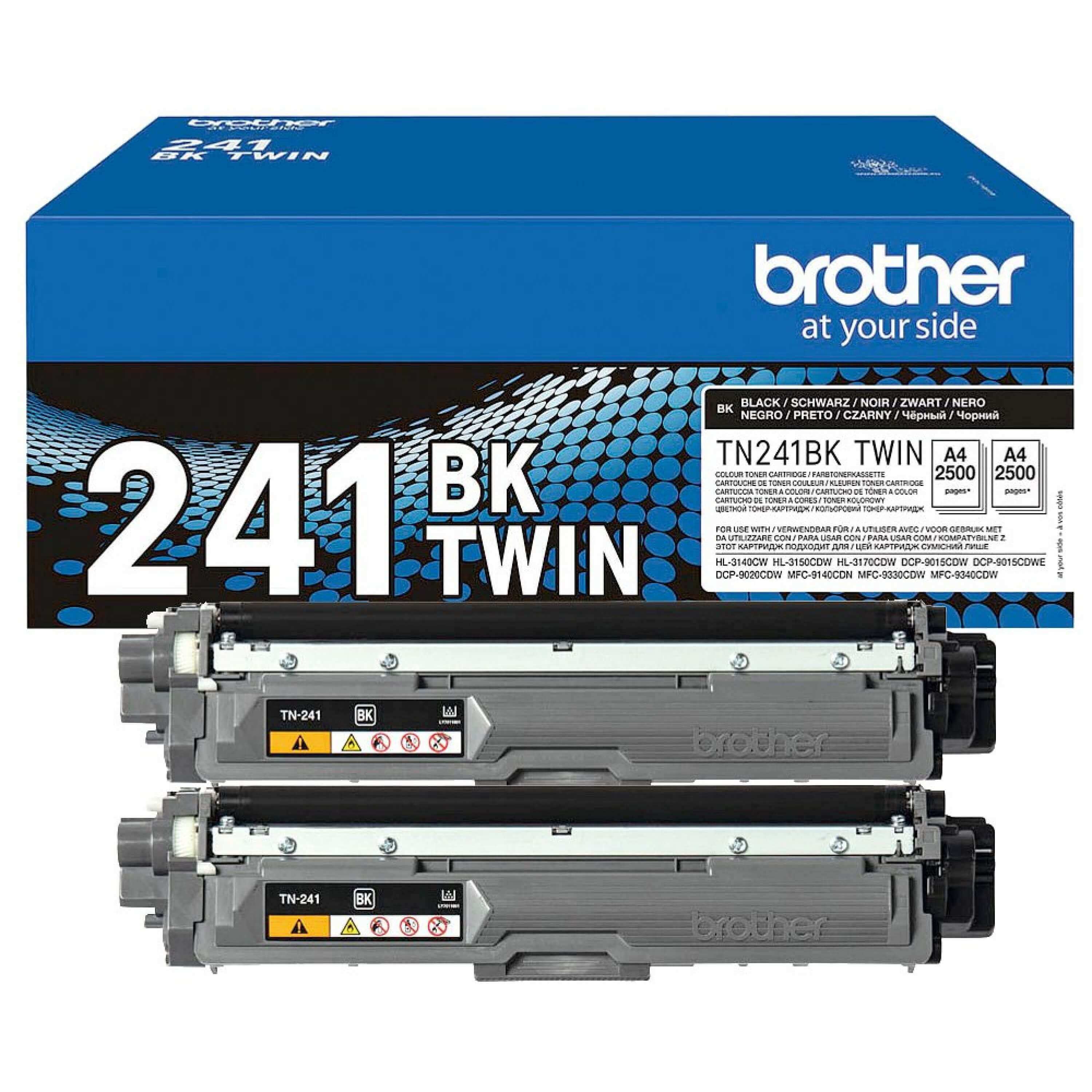 Original Toner Brother HL-3140 CW (TN-241BKTWIN) Schwarz