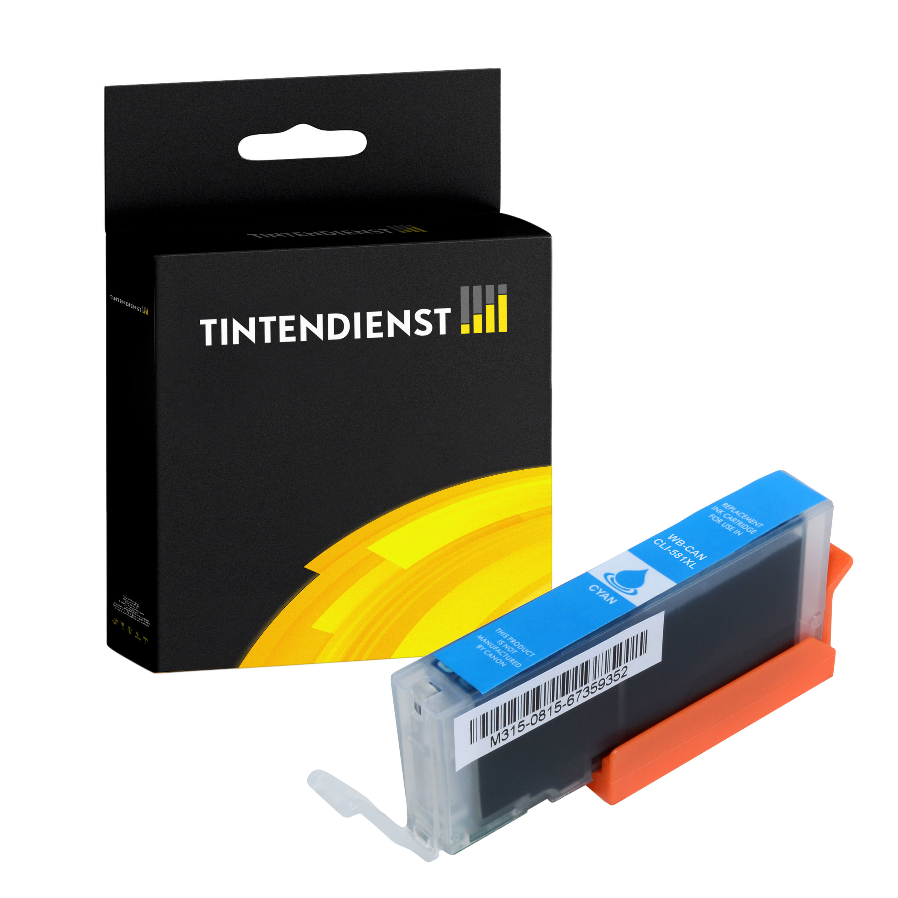 Druckerpatrone kompatibel für Canon Pixma TS 9100 Series (2049C001 / CLI-581CXL) Cyan