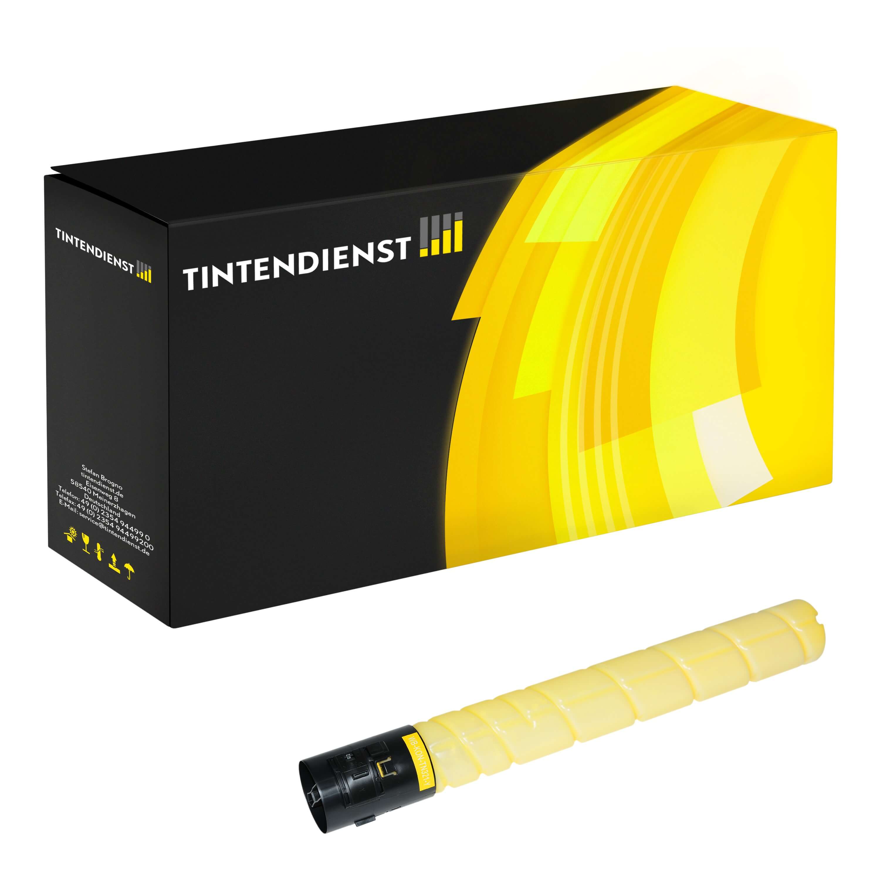 Toner kompatibel für Konica Minolta Bizhub C 224 (A33K250 / TN-321Y) Gelb