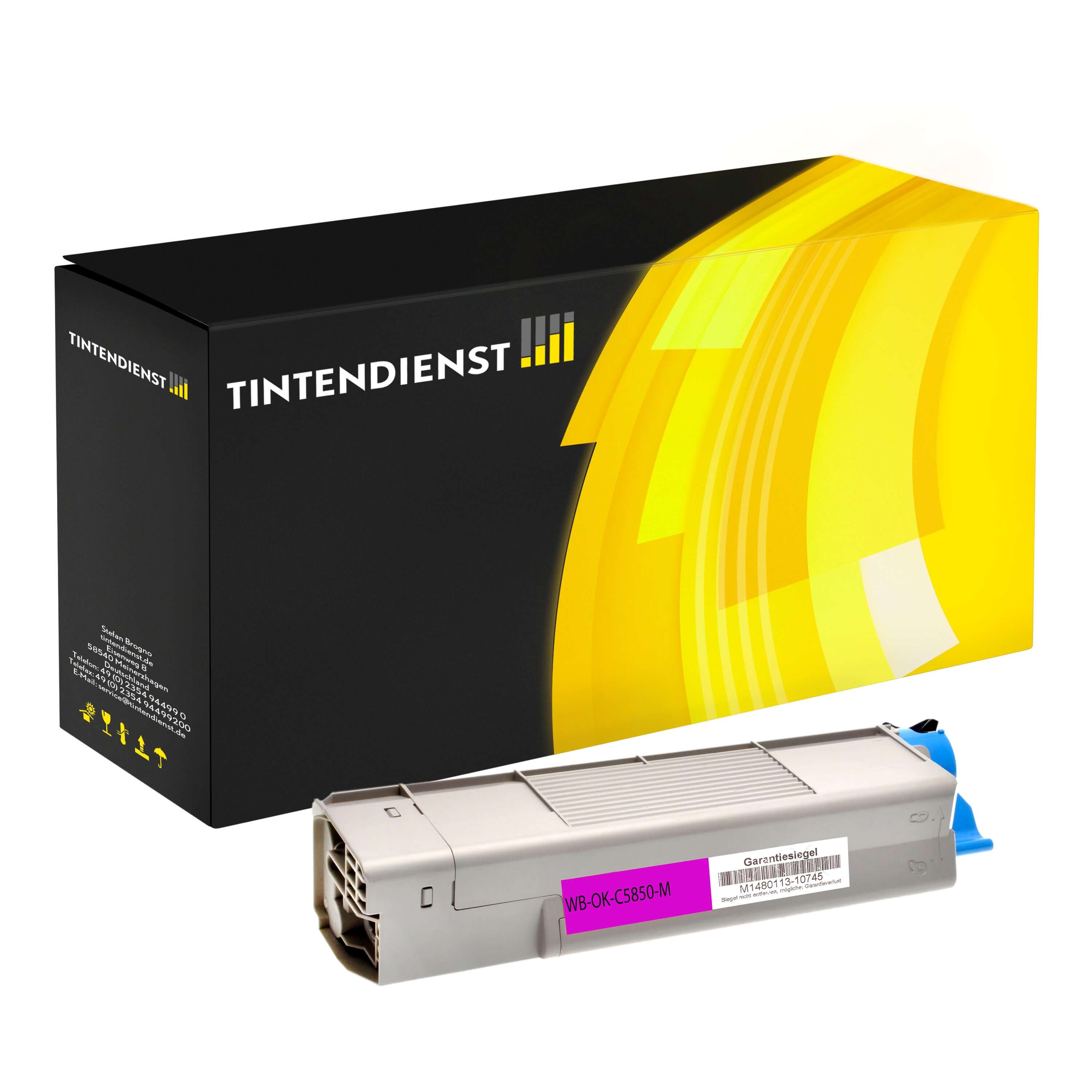 Toner kompatibel für OKI C 5850 N (43865722) Magenta XL