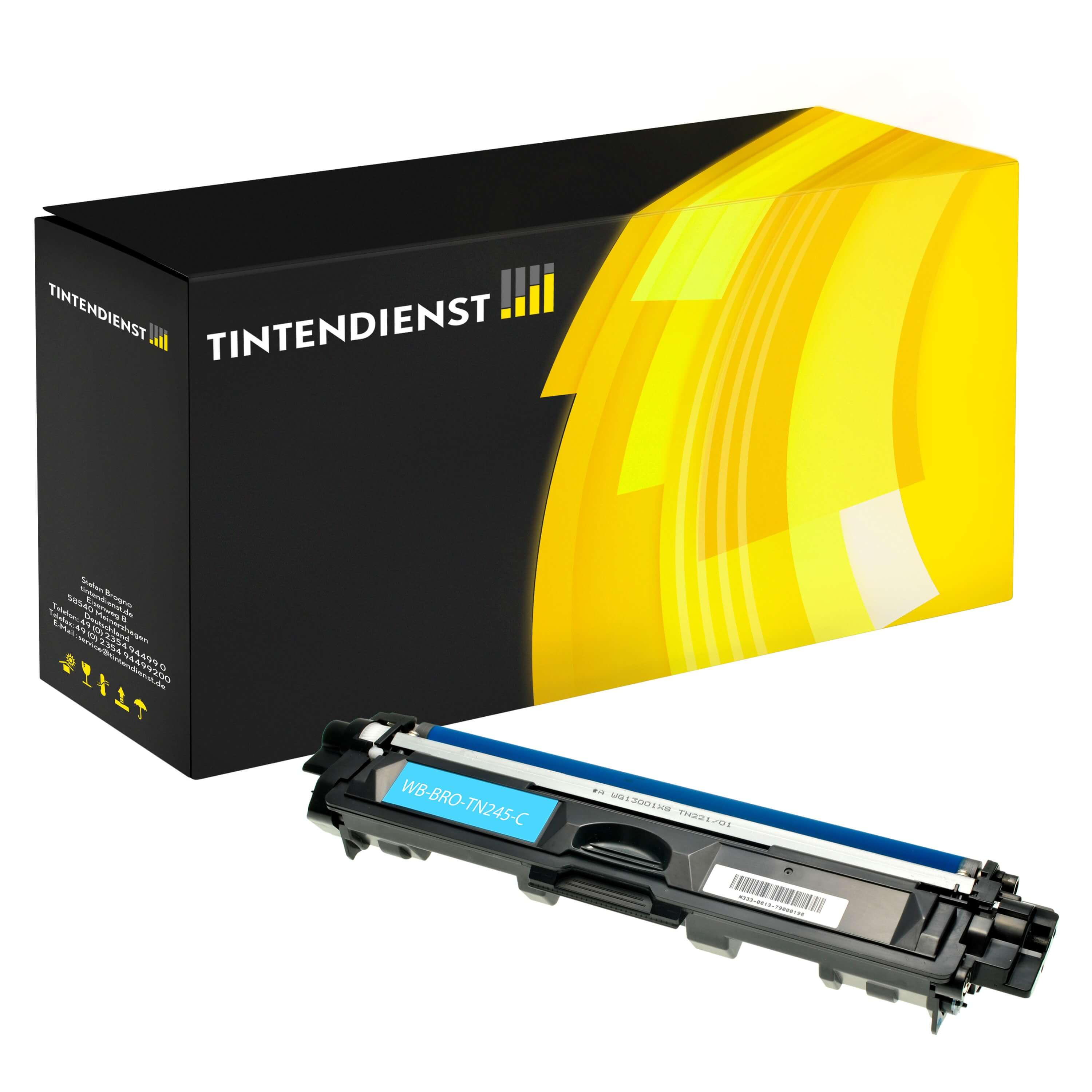 Toner kompatibel für Brother HL-3150 CDN (TN-245C) Cyan