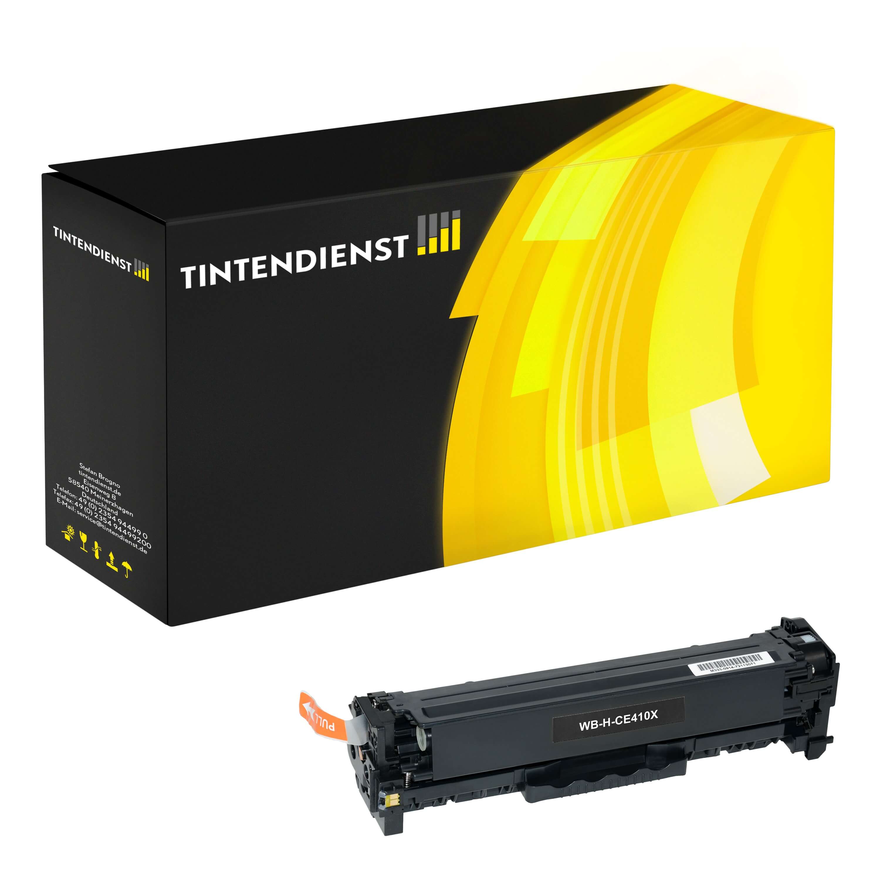 Toner kompatibel für HP LaserJet Pro 400 color M 451 dn (CE410X / 305X) Schwarz