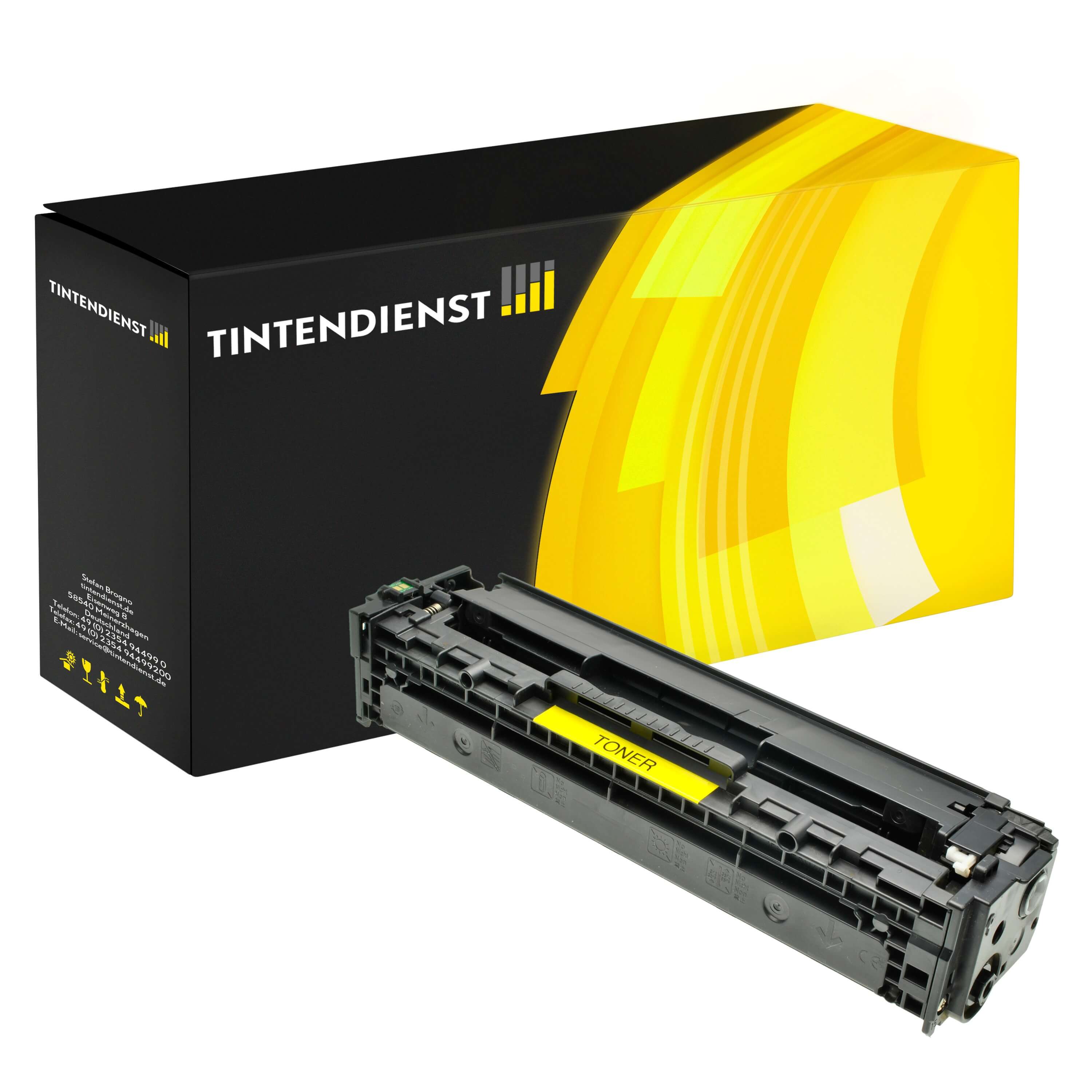 Toner kompatibel für HP Color LaserJet CM 1512 H (CB542A / 125A) Gelb