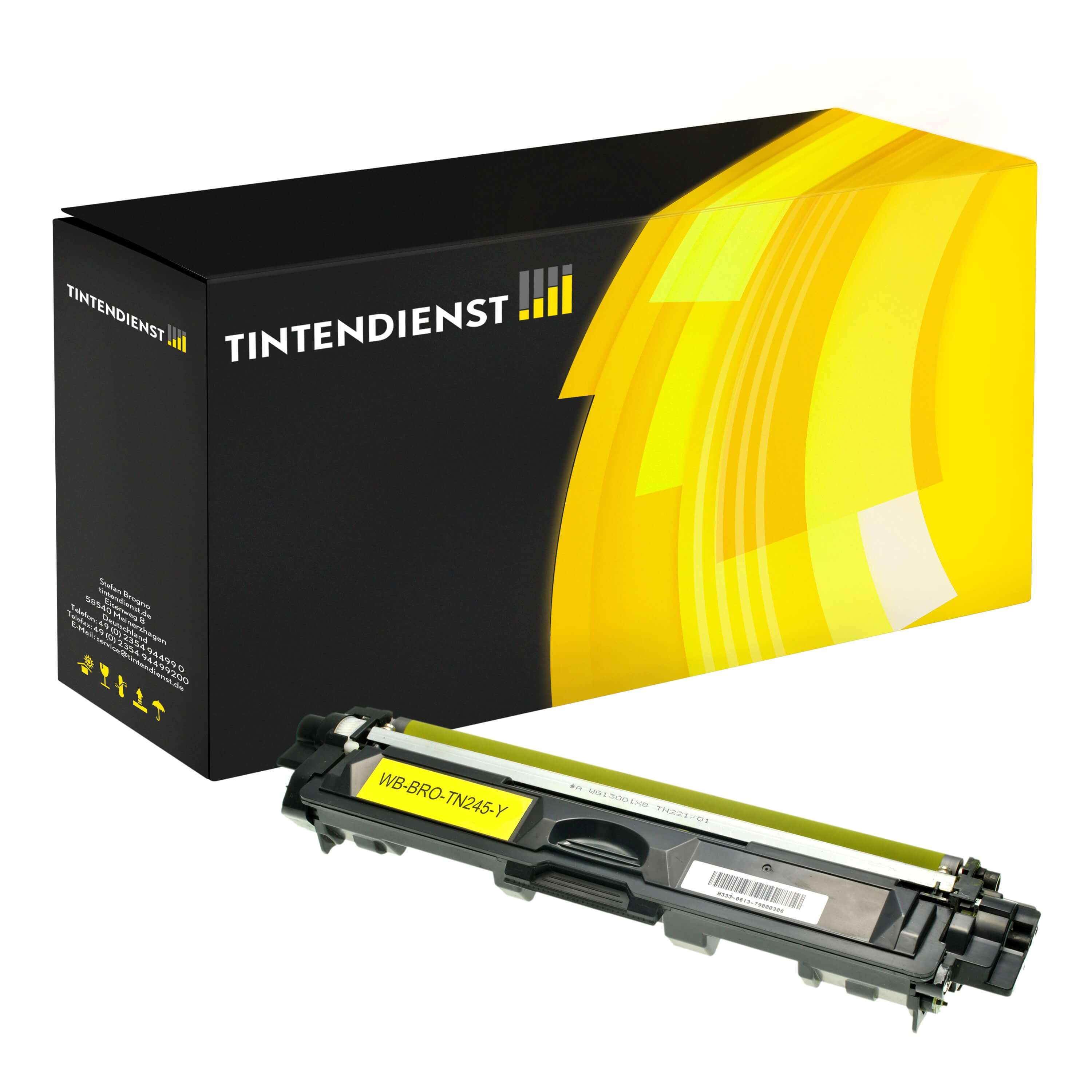 Toner kompatibel für Brother HL-3140 CW (TN-245Y) Gelb