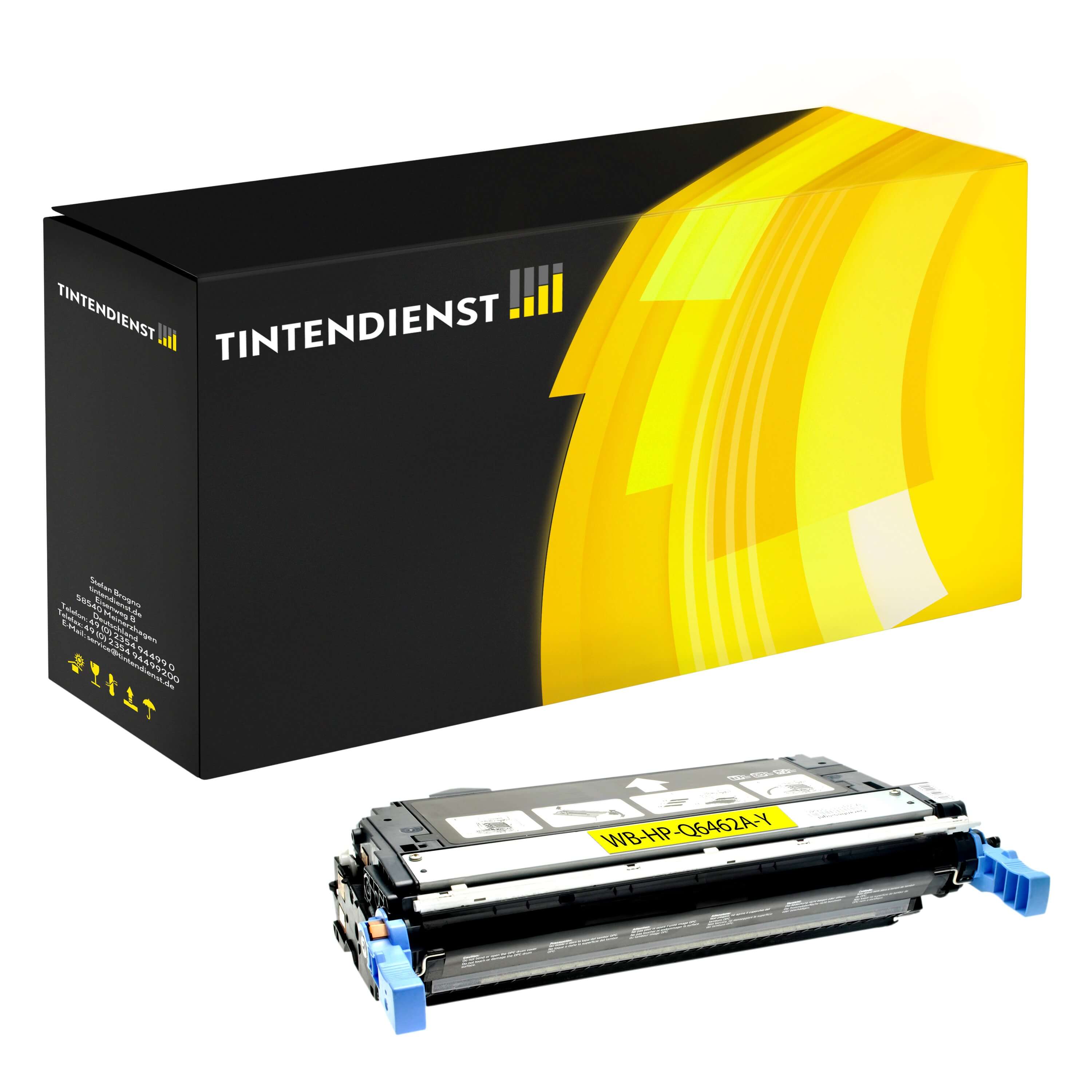 Toner kompatibel für HP 644A / Q6462A Gelb