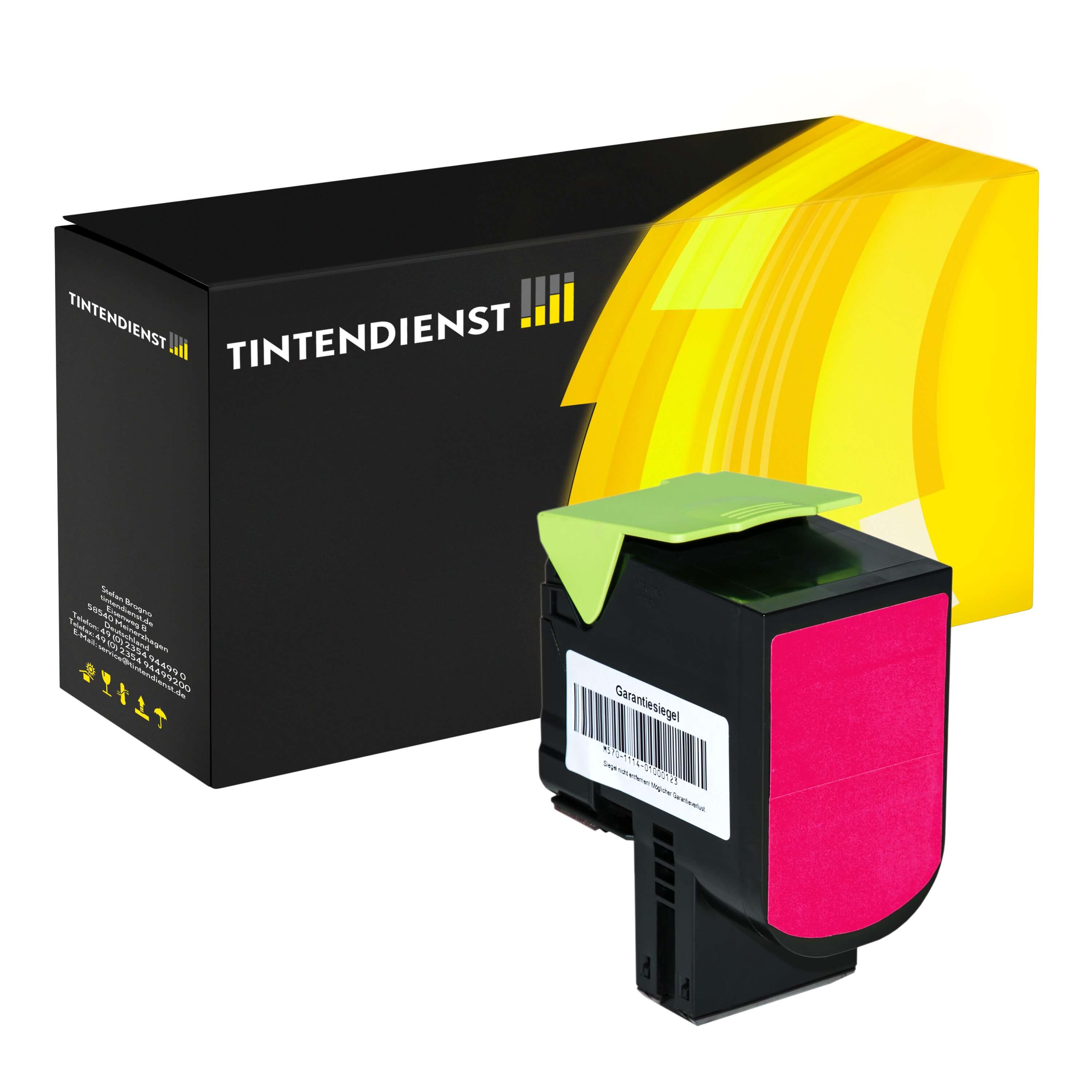 Toner kompatibel für Lexmark 80C0S30 / 800S3 Magenta