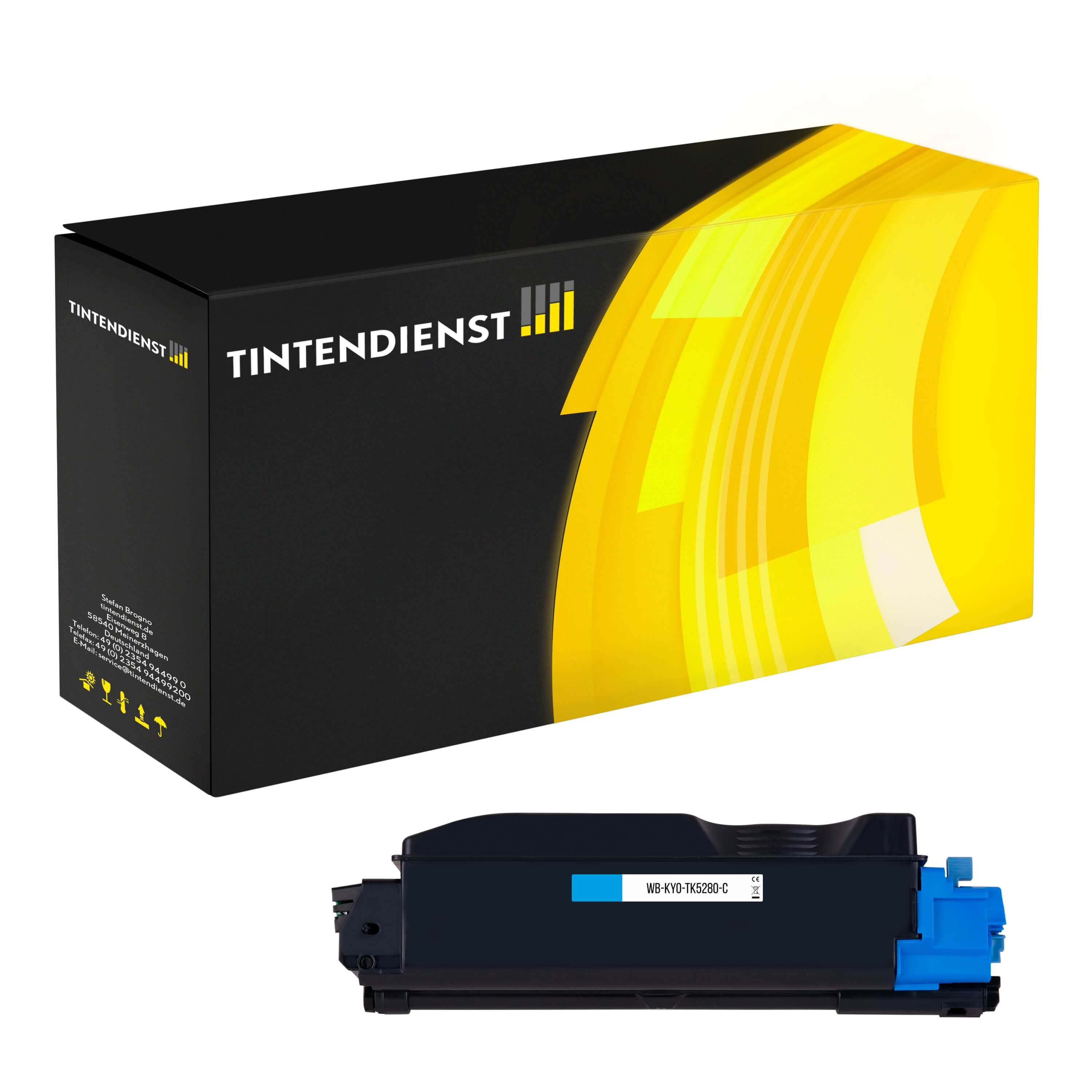 Toner kompatibel für Kyocera Ecosys M 6635 cidn (1T02TWCNL0 / TK-5280C) Cyan