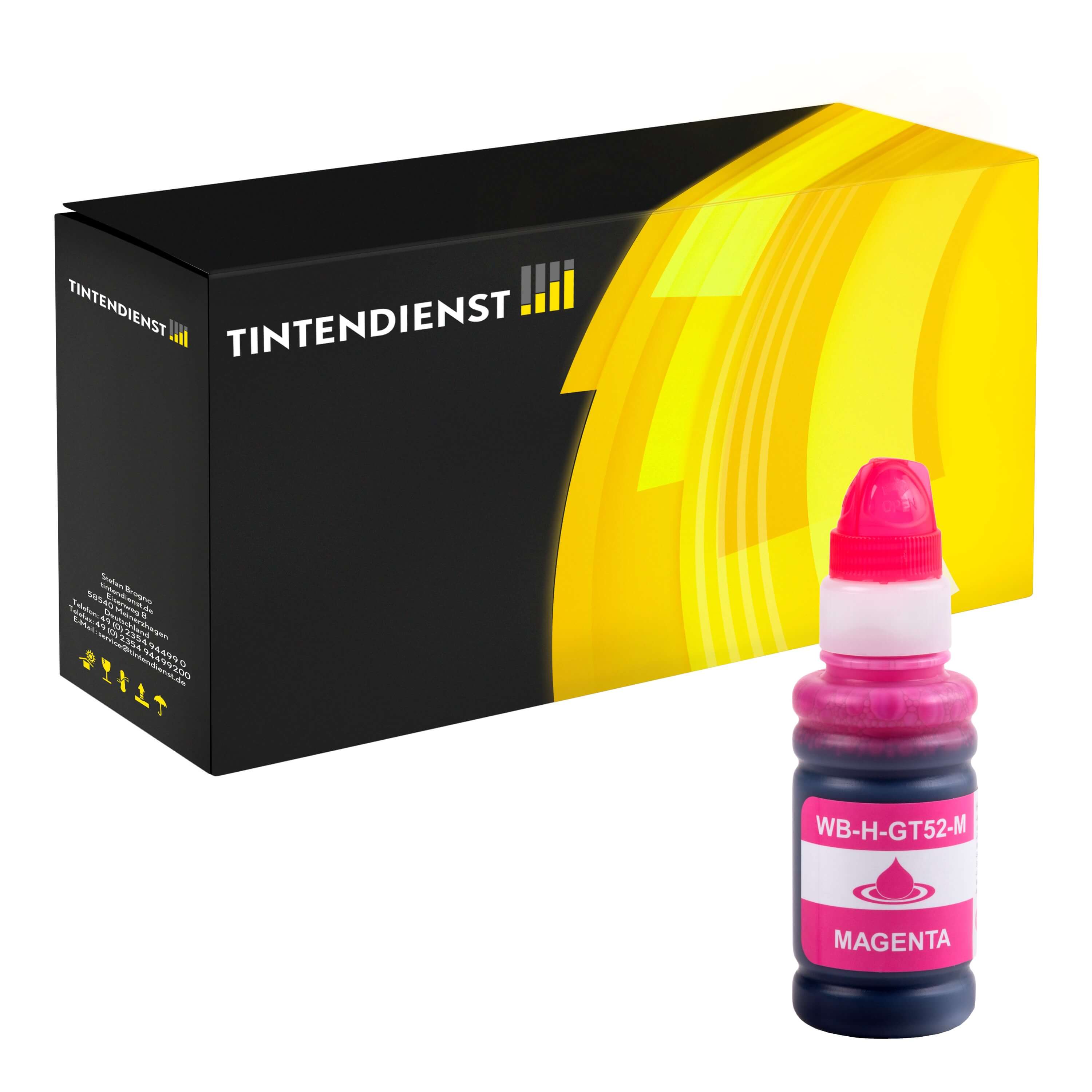 Druckerpatrone kompatibel für HP GT52 / M0H55AE Magenta