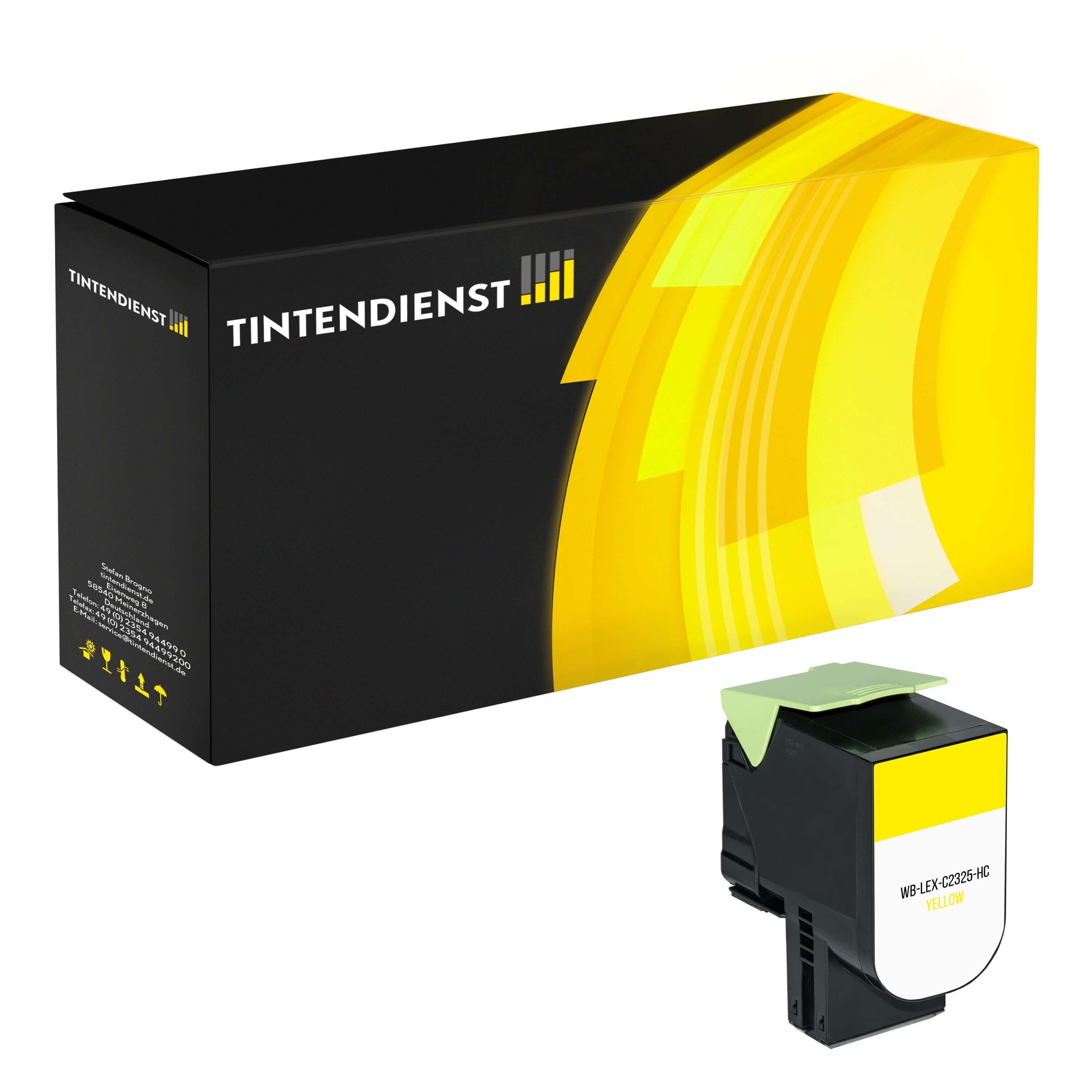 Toner kompatibel für Lexmark MC 2425 adw (C2320Y0) Gelb