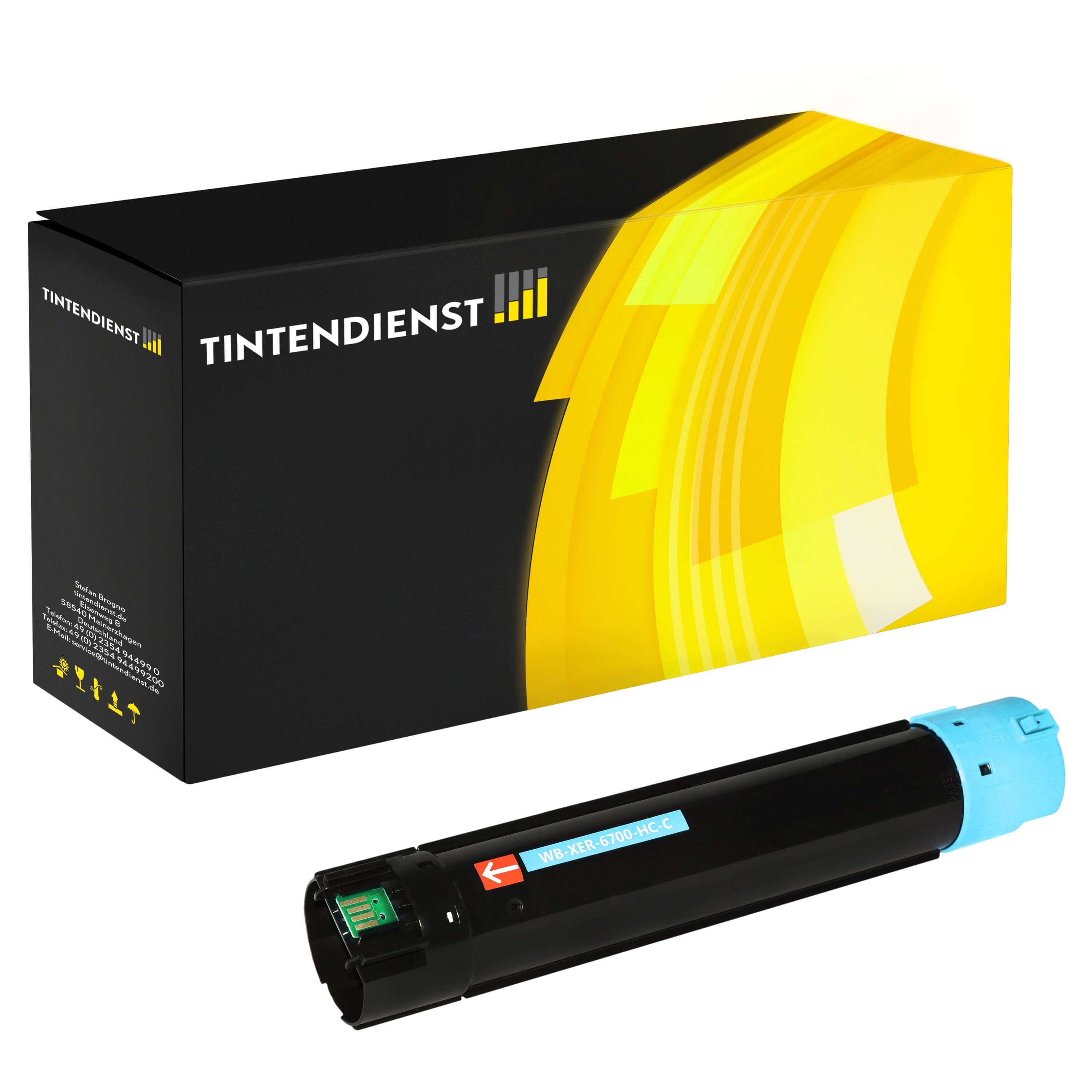 Toner kompatibel für Xerox Phaser 6700 DN (106R01507) Cyan