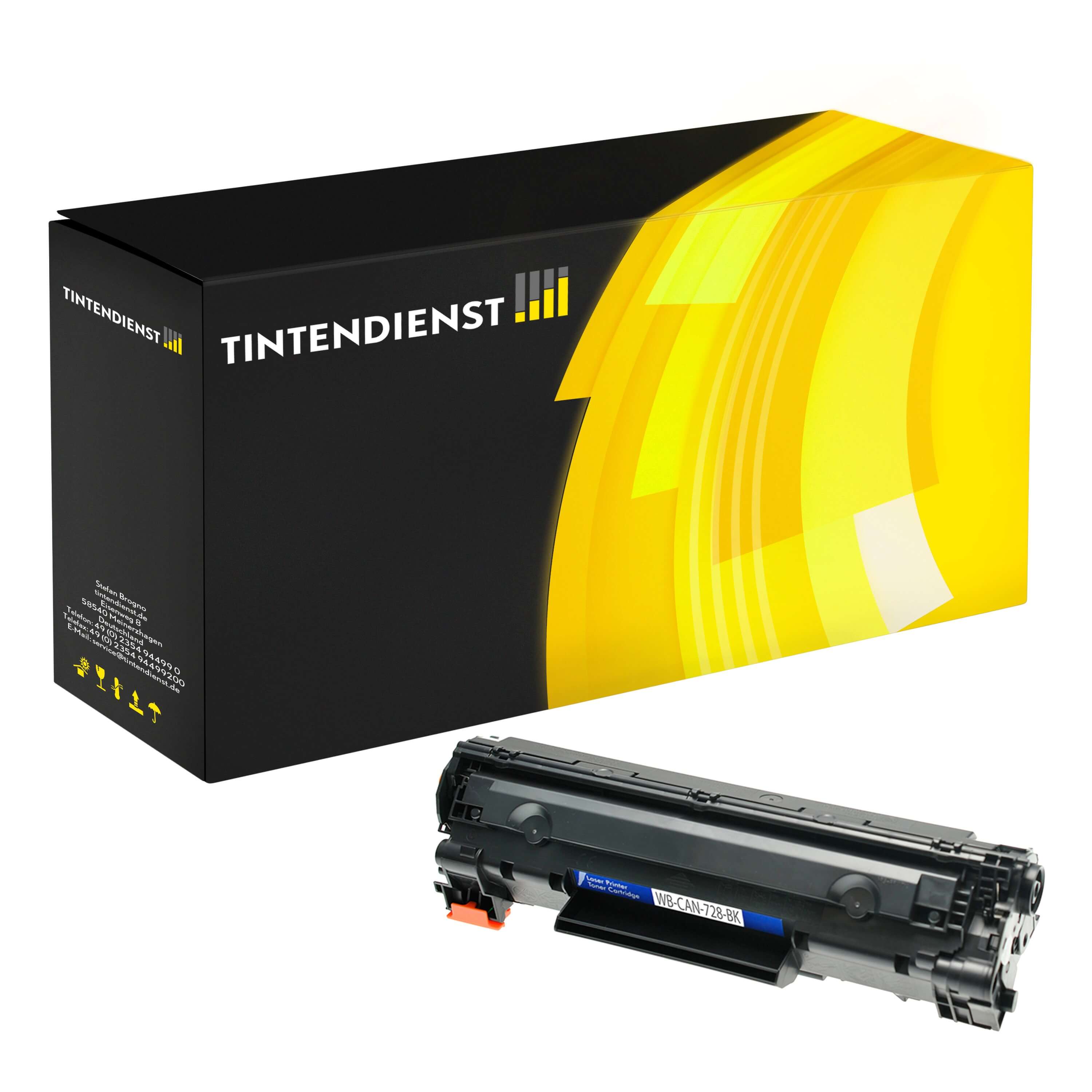 Toner kompatibel für Canon i-SENSYS MF 4570 dw (3500B002 / 728) Schwarz
