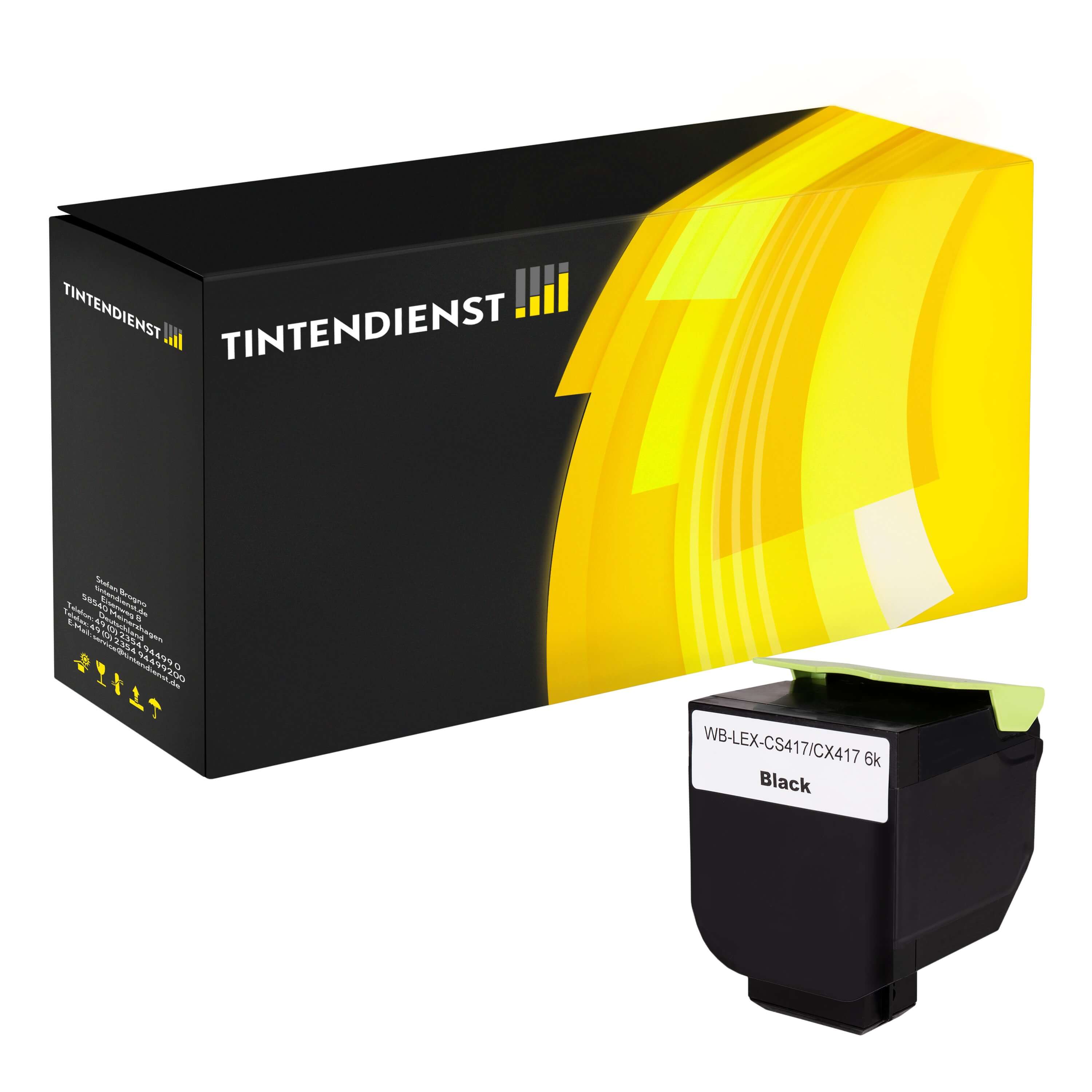 Toner kompatibel für Lexmark CX 517 de (71B0H10) Schwarz